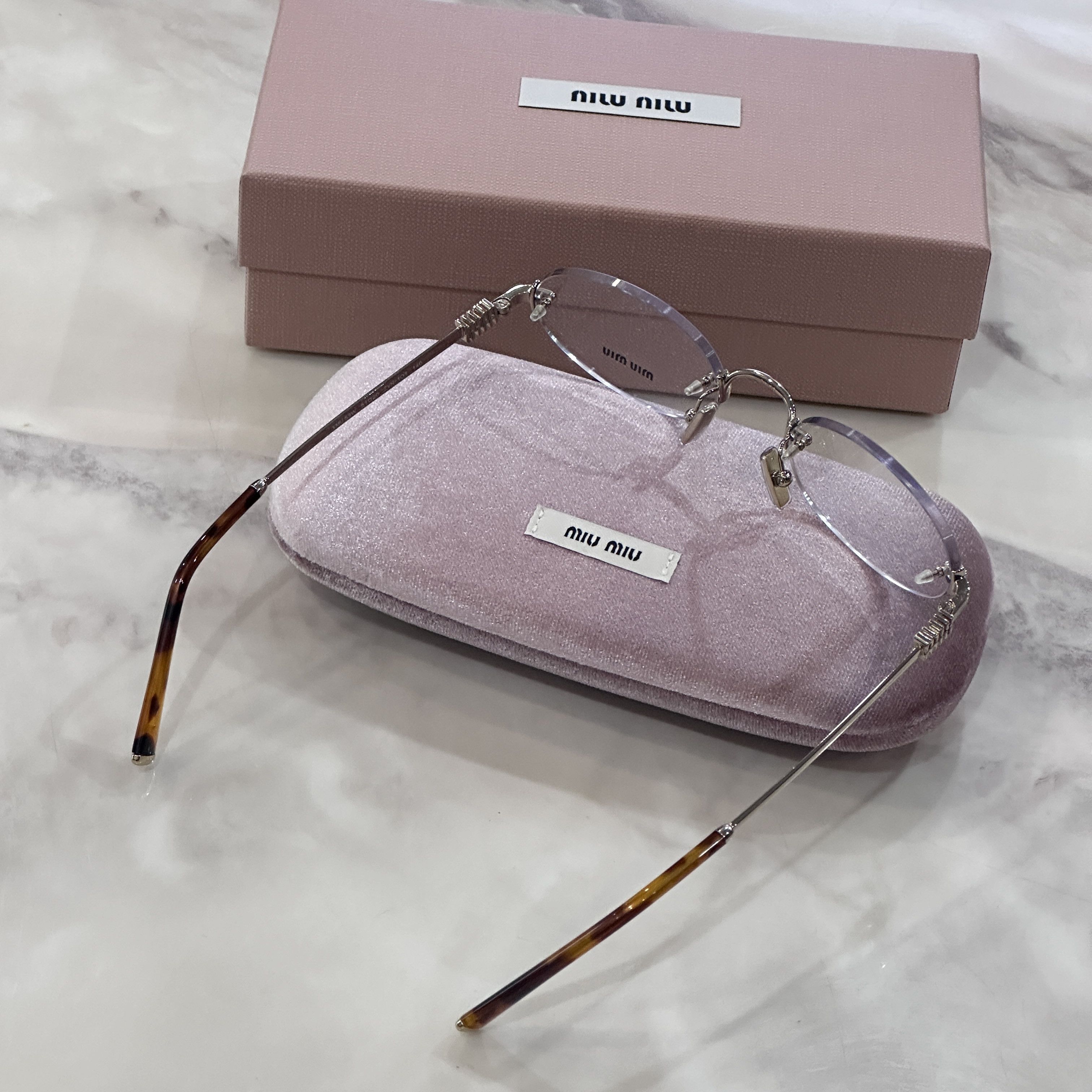 Miu Miu Miu Miu 0MU 53WV Size ONE SIZE - 4 Thumbnail
