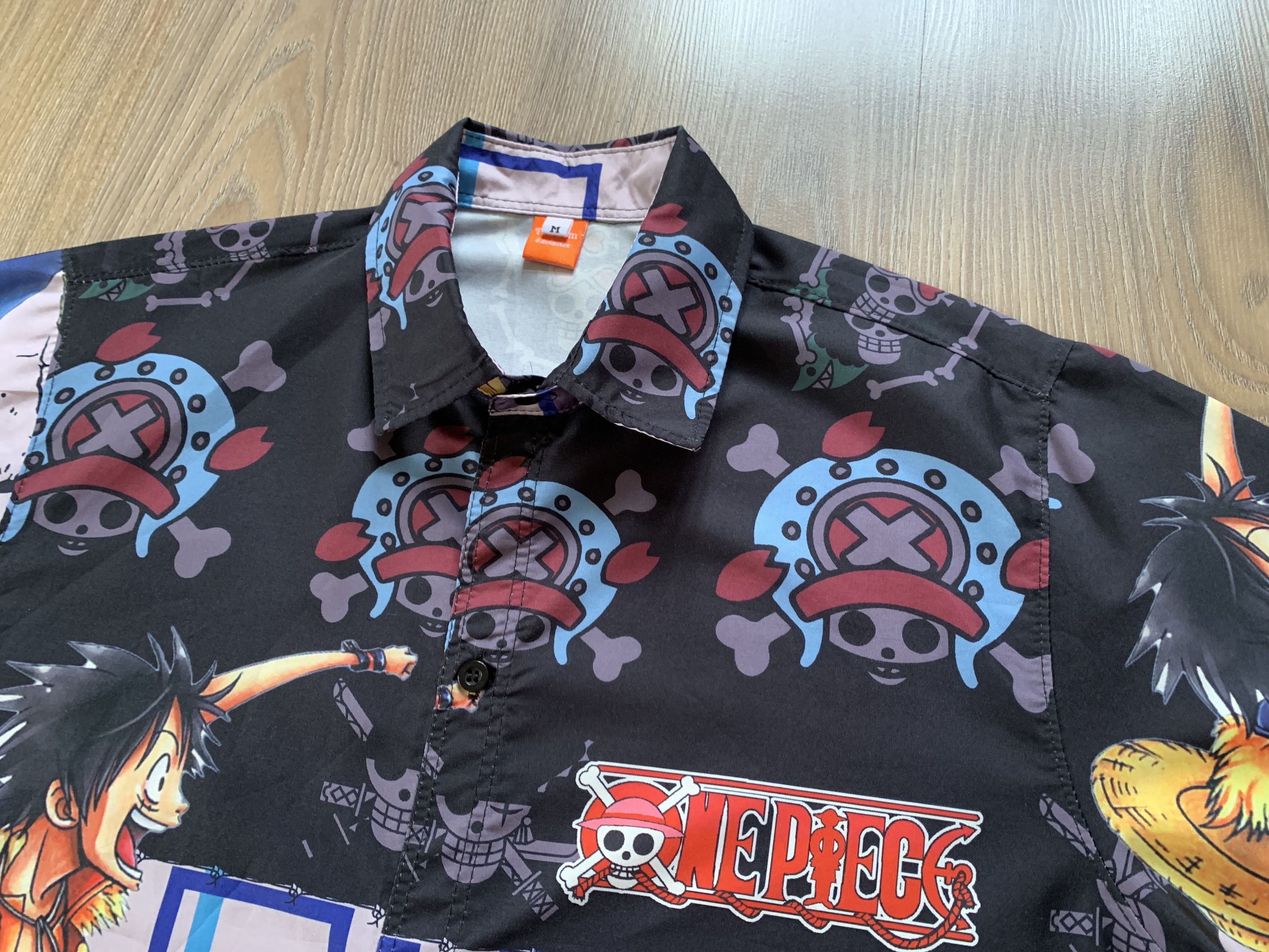Anime × One Piece One Piece Full Printed Button Up Short Sleeve Shirt Size US M / EU 48-50 / 2 - 4 Thumbnail