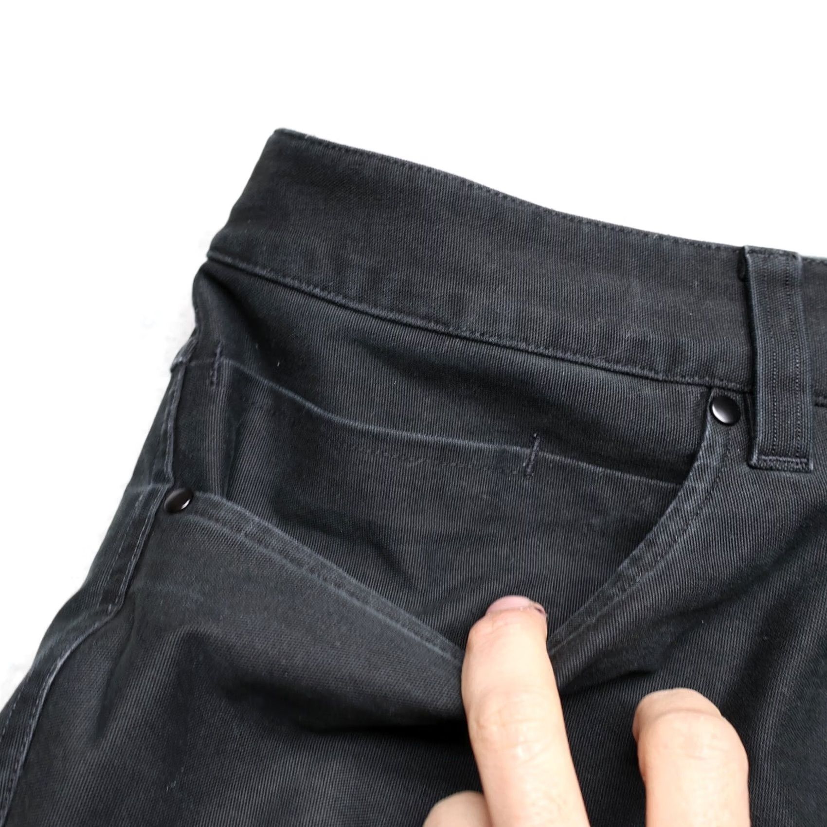 Lululemon Lululemon ABC Slim Fit Pants Men 33 Black Warpstreme Utilitech Stretch Casual Workwear Travel 5-Pocket Logo Front Flat Front Size US 34 / EU 50 - 7 Thumbnail