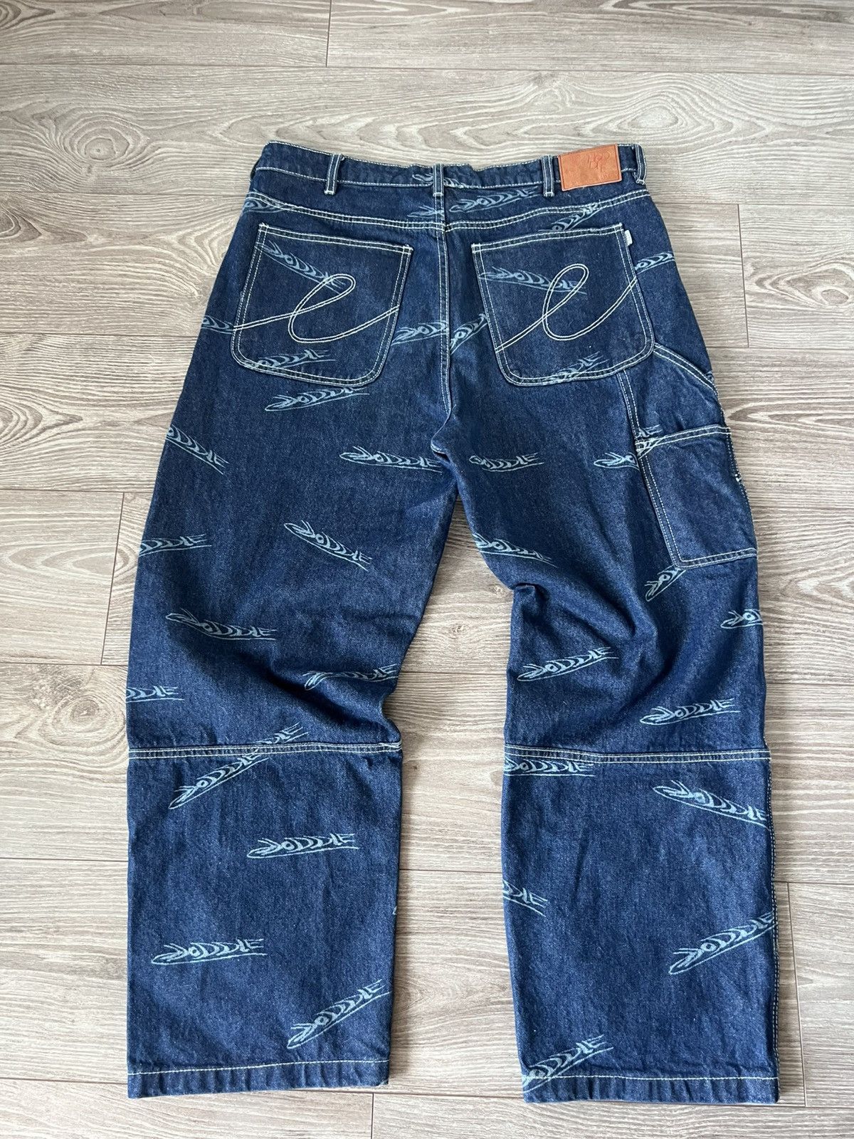 Hoddle Hoddle 12 Ounce Single Knee Carpenter Denim Ranger Jeans Size US 34 / EU 50 - 19 Thumbnail