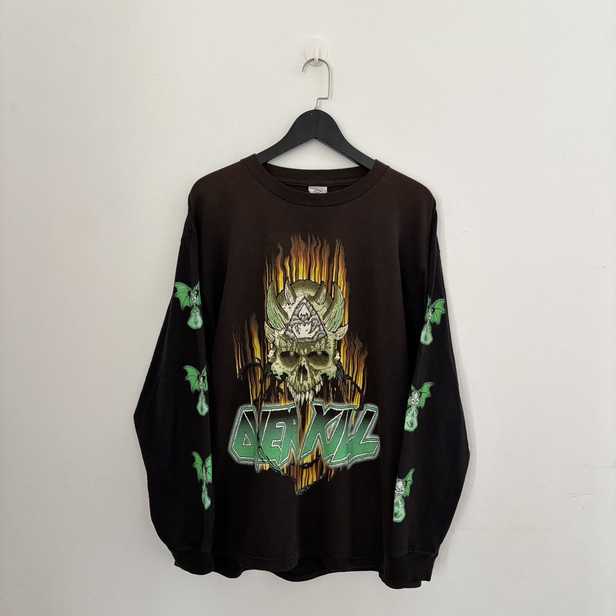 Delta Vintage '90s Overkill Tshirt Size US L / EU 52-54 / 3 - 1 Thumbnail