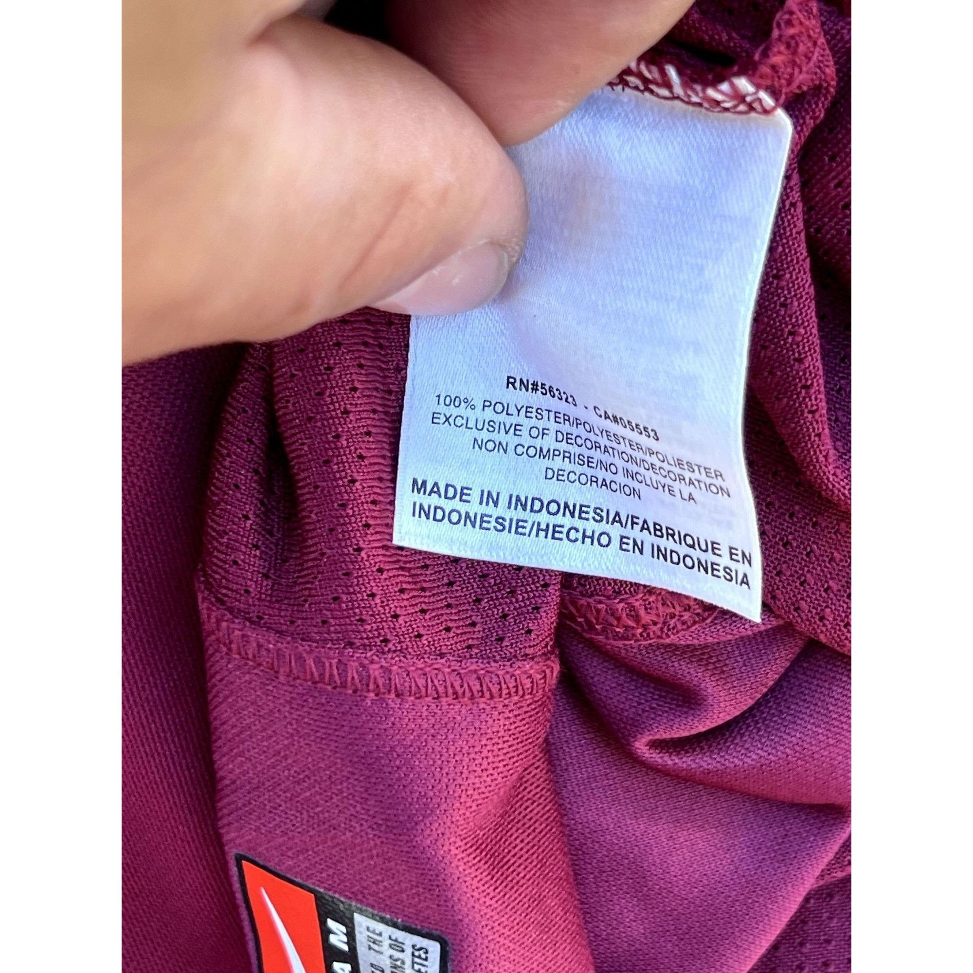 Nike Nike - Men's Dri-Fit Long Sleeve T-Shirt - Burgundy - Extra Size US XL / EU 56 / 4 - 8 Thumbnail