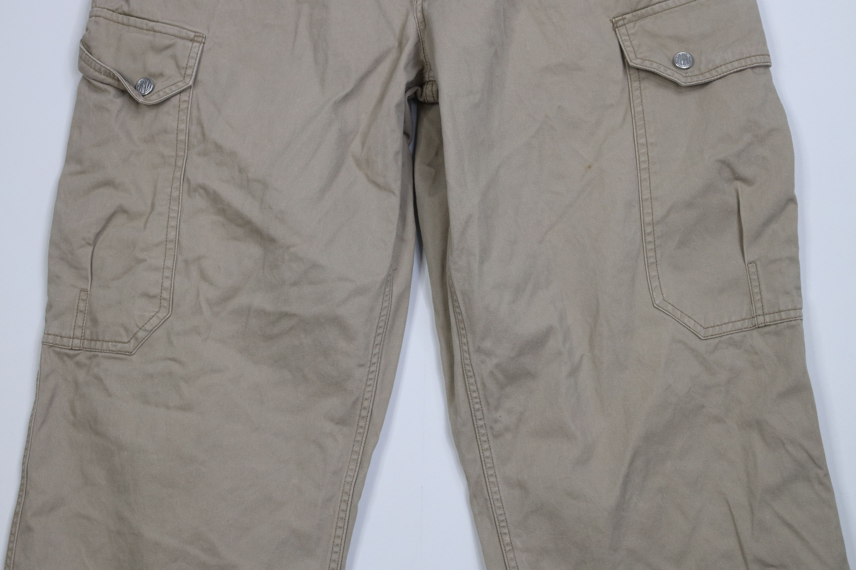 Vintage Vintage 90s Y2K Streetwear Big Pocket Wide Leg Cargo Pants Size US 36 / EU 52 - 3 Thumbnail