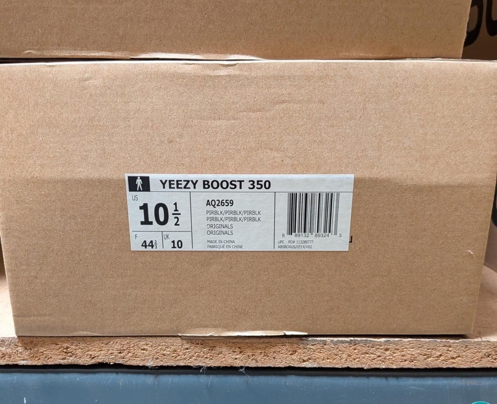 Adidas 2015 adidas Yeezy Boost 350 v1 Pirate Black 1.0 AQ2659 Size US 10.5 / EU 43-44 - 7 Thumbnail