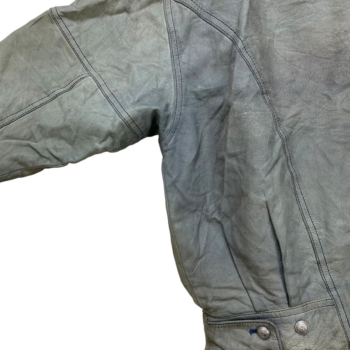 Japanese Brand Japanese Brand Lautreamont Double Collaar Leather Jacket Size M / US 6-8 / IT 42-44 - 9 Thumbnail