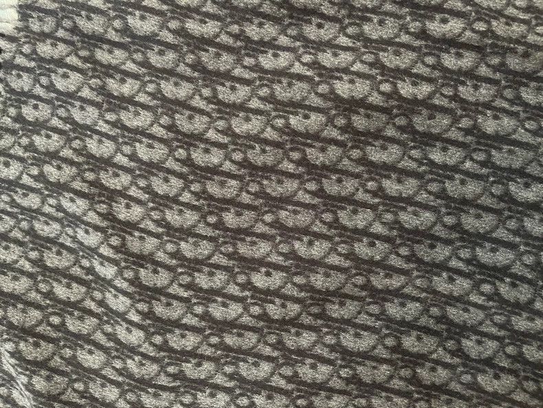Dior DIOR Scarf Reversible Shawl 100% Silk-2506 Size ONE SIZE - 3 Thumbnail
