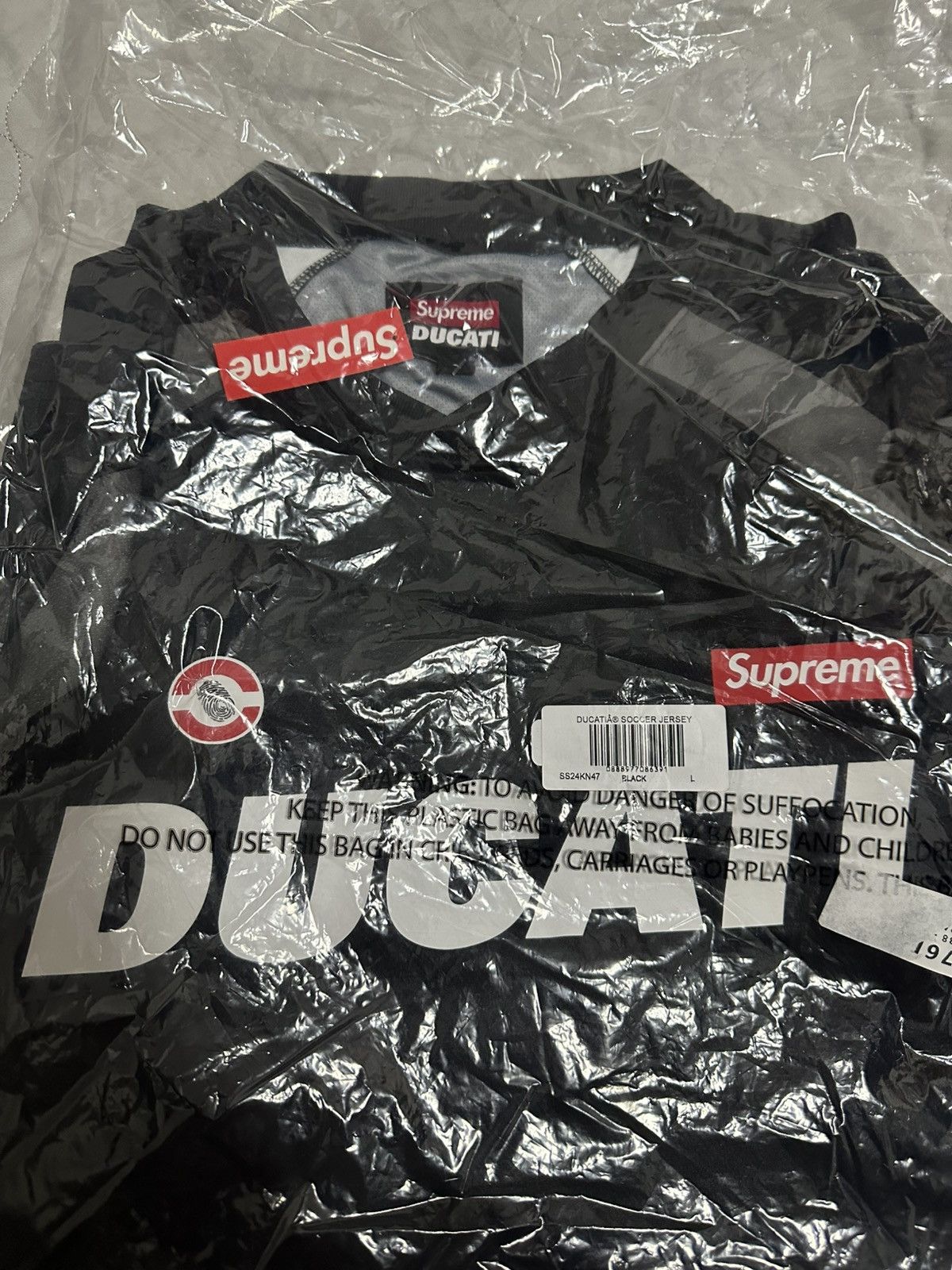 Ducati × Supreme Supreme Ducati Soccer Jersey Black Size US L / EU 52-54 / 3 - 3 Thumbnail