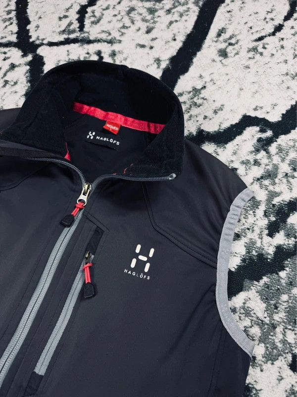 Haglofs Haglofs softshell vest gray black L logo Size L / US 10 / IT 46 - 3 Thumbnail