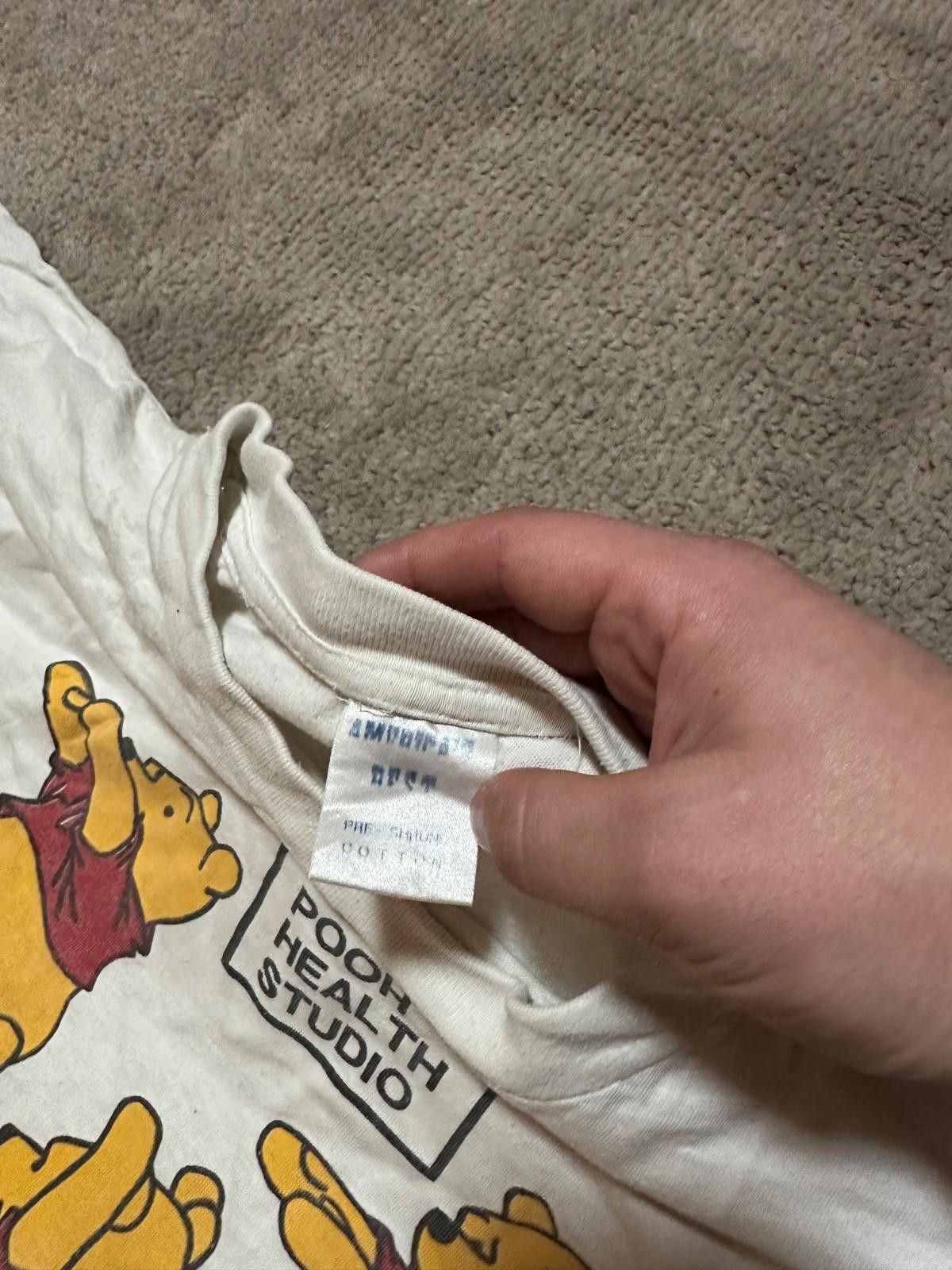 Disney Vintage 80s 1987 Pooh Walt Disney Tee Shirt Size US L / EU 52-54 / 3 - 6 Thumbnail