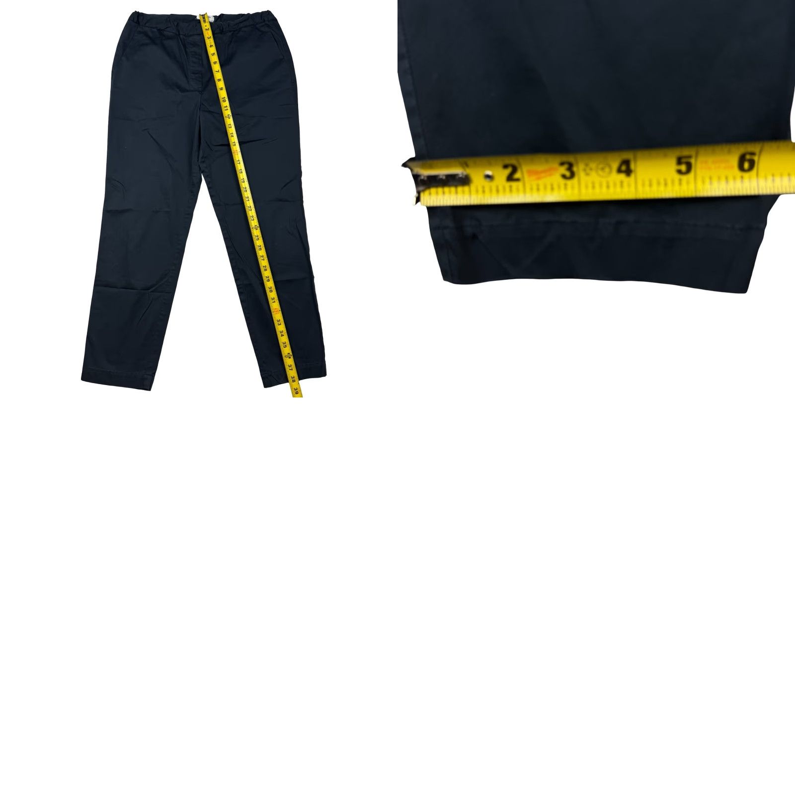 St. John St. John Pants Womens Medium Blue Stretch Pull On Waist Size 32" / US 10 / IT 46 - 8 Thumbnail