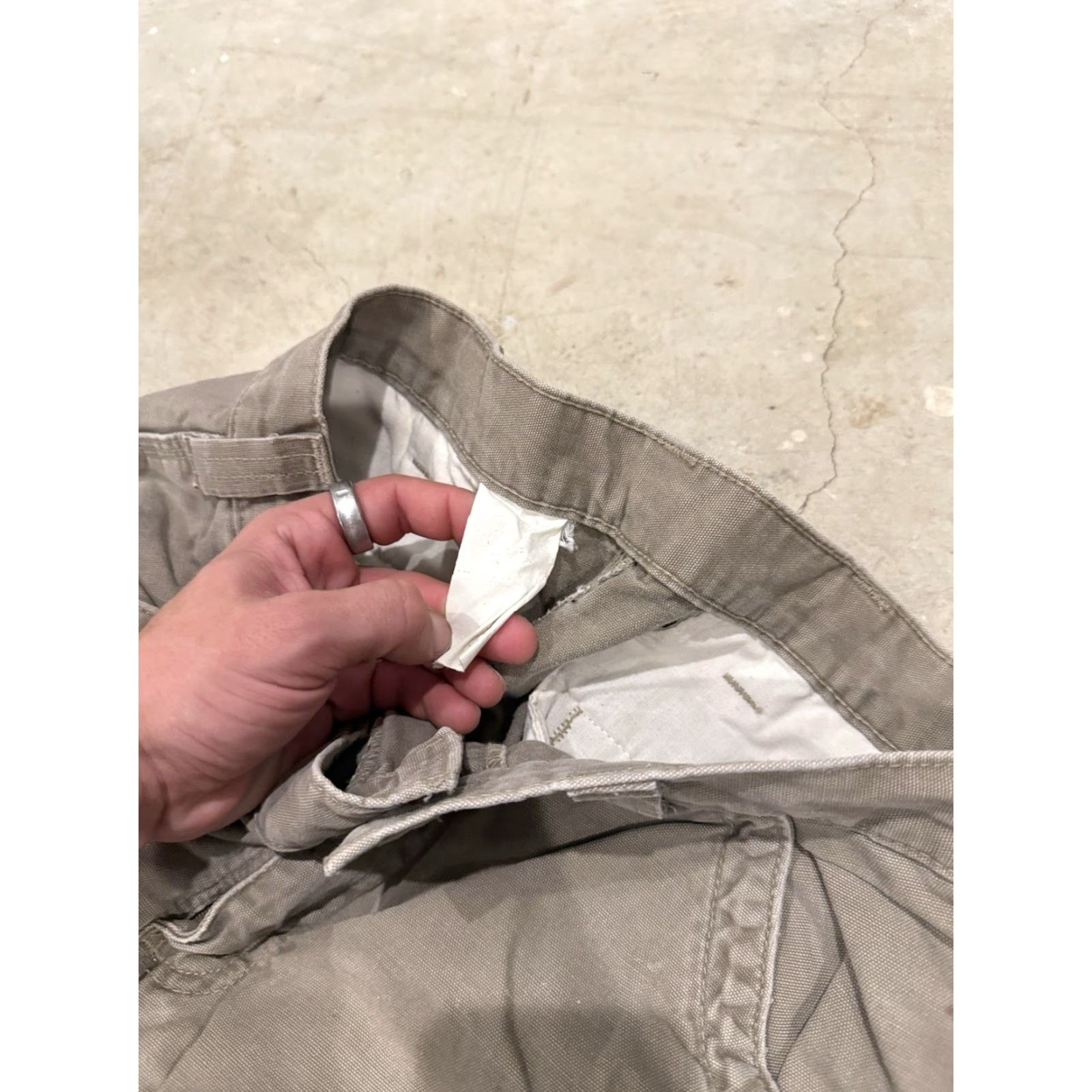 Carhartt VINTAGE Carhartt Cargo PAINTER Pants Mens 30x29 Brown THRASHED Size US 30 / EU 46 - 3 Thumbnail