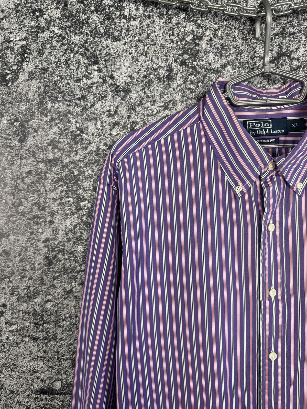 Polo Ralph Lauren Polo Ralph Lauren Long Sleeve Striped Shirt Button Up XL Size US XL / EU 56 / 4 - 3 Thumbnail