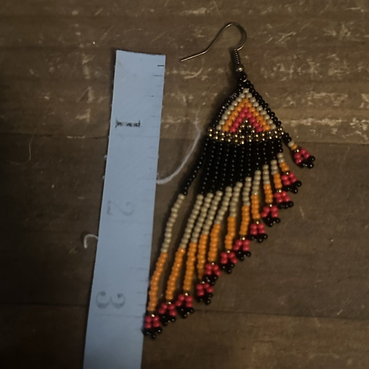 Other Boho beaded fringe dangle earrings Size ONE SIZE - 3 Thumbnail