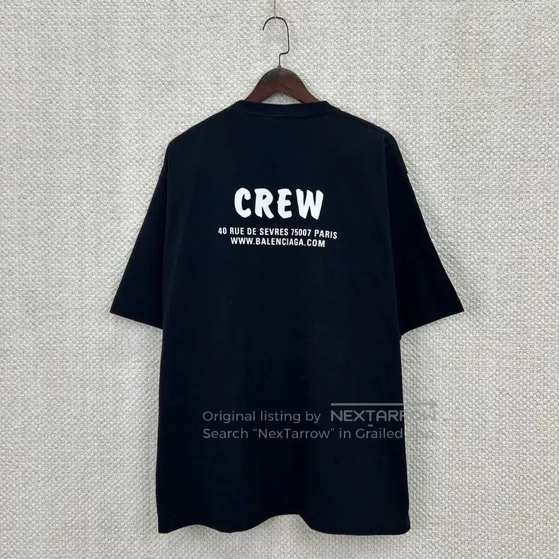 Balenciaga Balenciaga Crew Short Sleeve Size US M / EU 48-50 / 2 - 2 Thumbnail