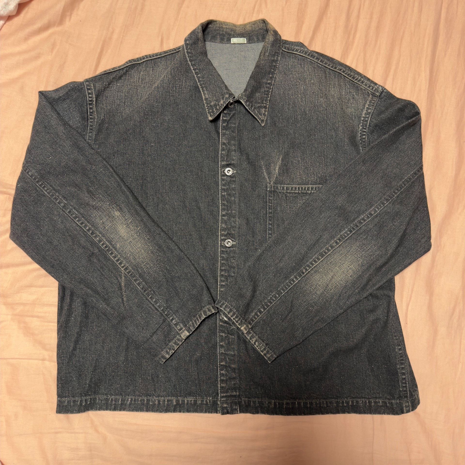 A.PRESSE A.PRESSE 2025 STYLE1 VINTAGE COVERALL JACKET | Grailed