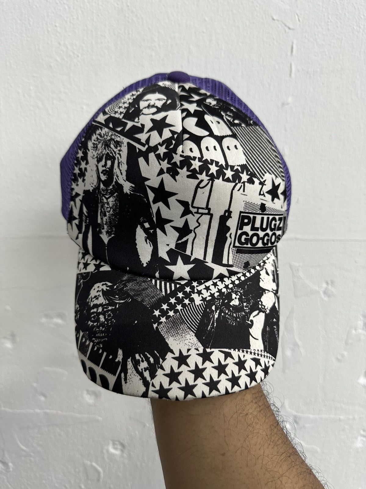 Japanese Brand VTG PUNK THE PLUGZ LETS GO Trucker Hat Size ONE SIZE - 3 Thumbnail