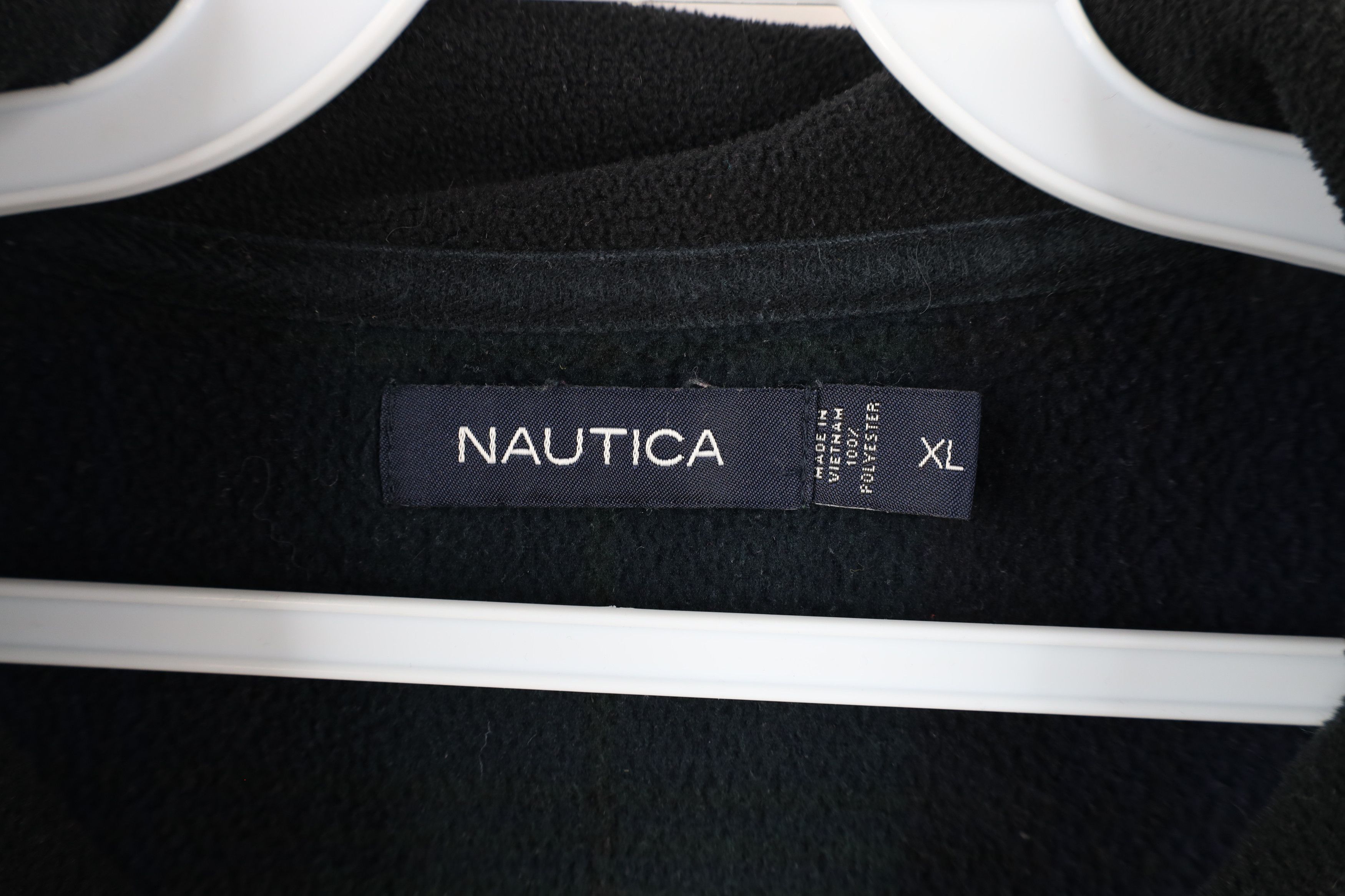 Nautica Vintage 90s Nautica Half Zip Fleece Pullover Sweater Plaid Size US XL / EU 56 / 4 - 6 Thumbnail