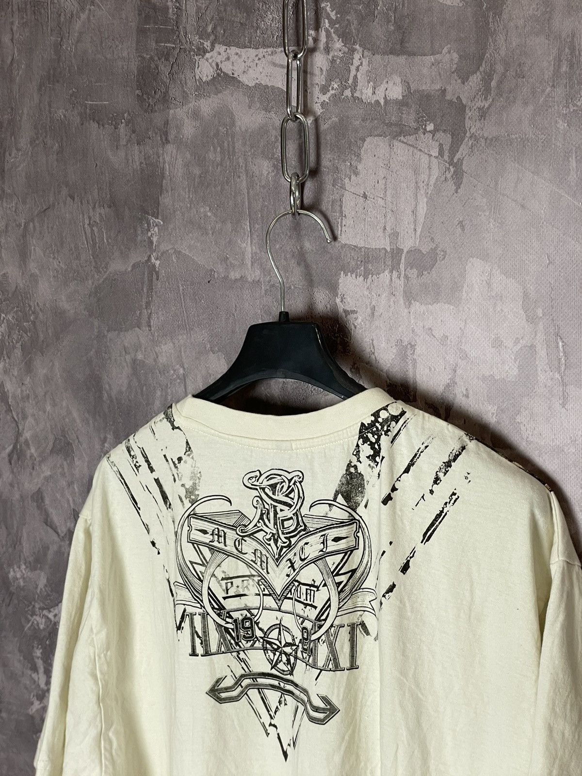 Affliction × Vintage Crazy Vintage Y2K Southpole Cybergoth t shirt Size US XL / EU 56 / 4 - 7 Thumbnail