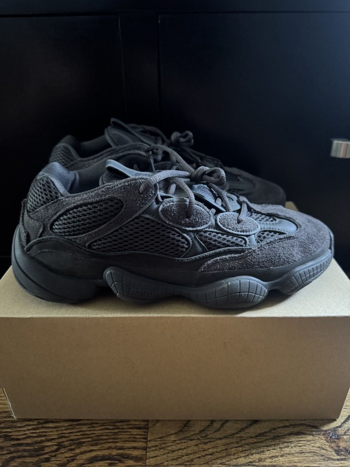 Adidas Adidas Yeezy 500 'Utility Black' Size US 10 / EU 43 - 3 Thumbnail