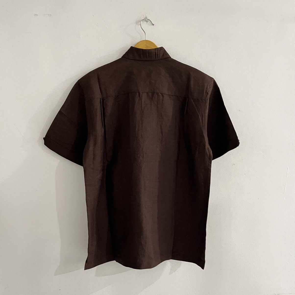 Cubavera Cubavera - Brown Short Sleeve Shirt Size US L / EU 52-54 / 3 - 8 Thumbnail