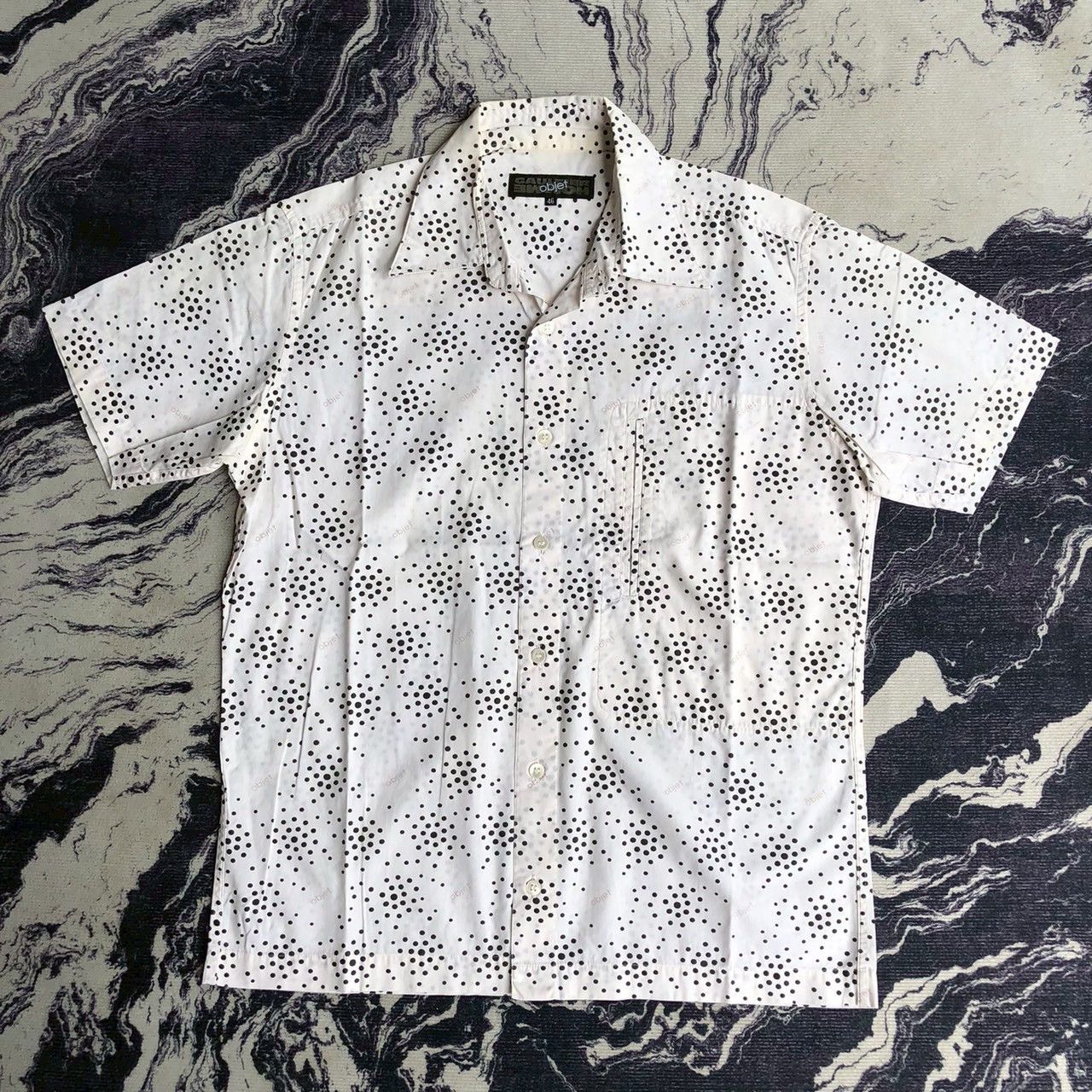 Jean Paul Gaultier Vintage Jean Paul Gaultier Dot Shirt Size US M / EU 48-50 / 2 - 1 Thumbnail