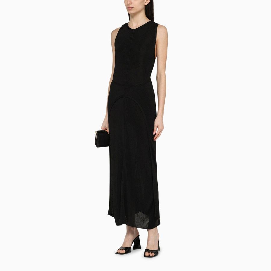 Philosophy di Lorenzo Serafini o1d2blof0924 Midi Dress in Black Size M / US 6-8 / IT 42-44 - 2 Thumbnail