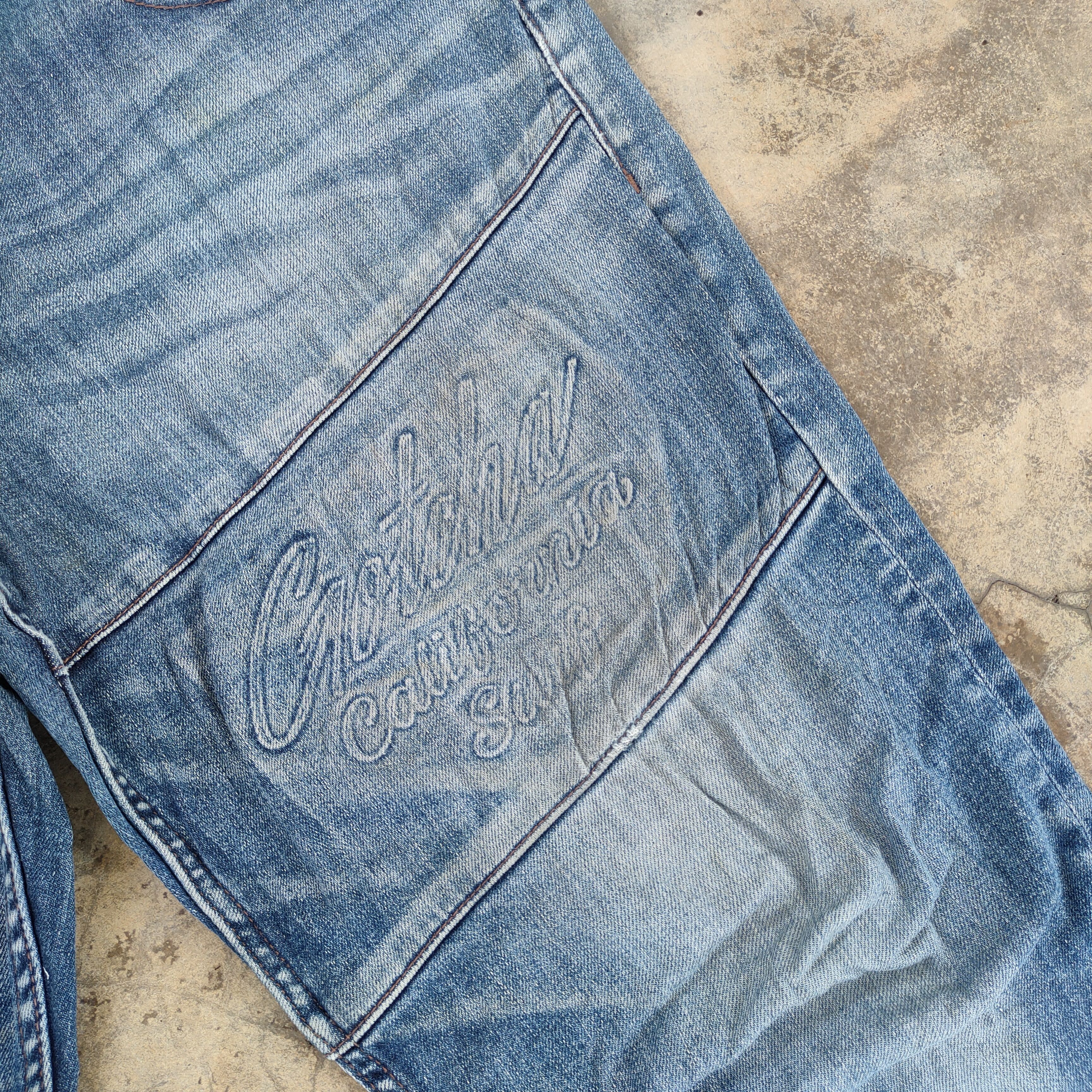 Gotcha × Jean VINTAGE GOTCHA FADED DISTRESSED JEANS DENIM PANTS Size US 37 - 6 Thumbnail
