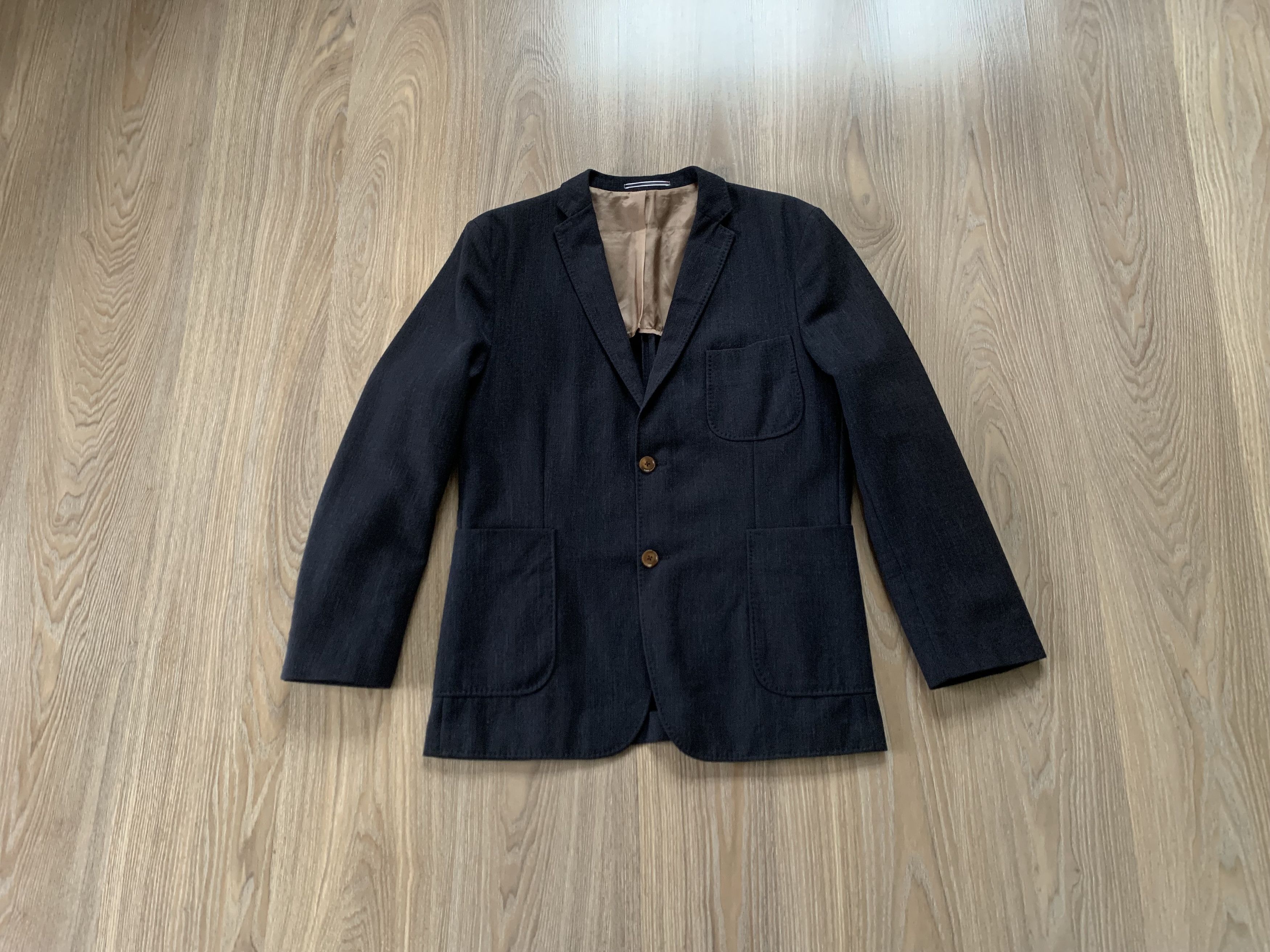 J.Lindeberg × Vintage J.Lindeberg Navy Blue Casual Linen Blazer Size 52R - 1 Thumbnail
