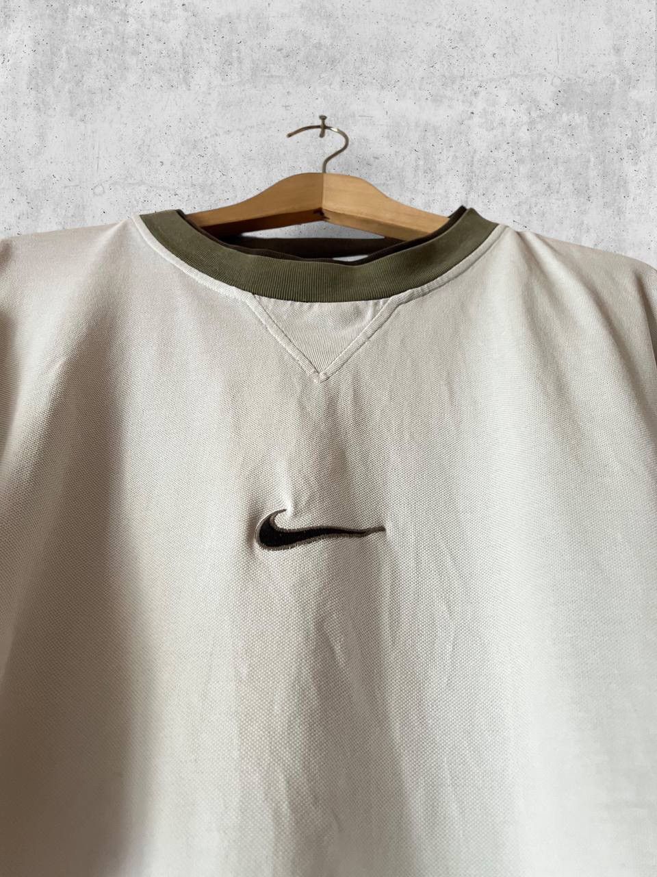 Vintage Nike swoosh centre logo double neck vintage tee t shirt XXL Size US XXL / EU 58 / 5 - 3 Thumbnail