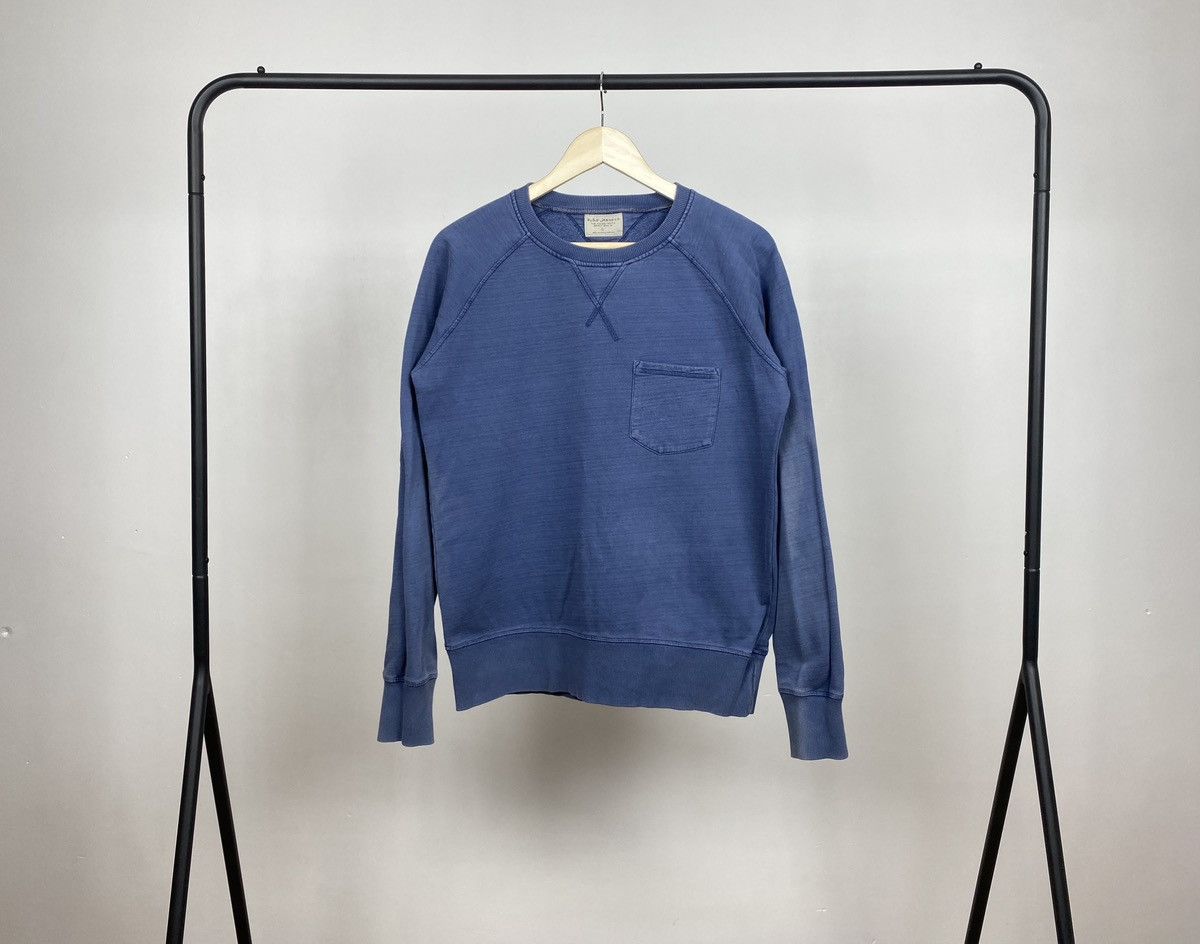 Nudie Jeans Nudie Sweatshirt Pocket Vintage Dyed Sunfaded Size US S / EU 44-46 / 1 - 1 Thumbnail