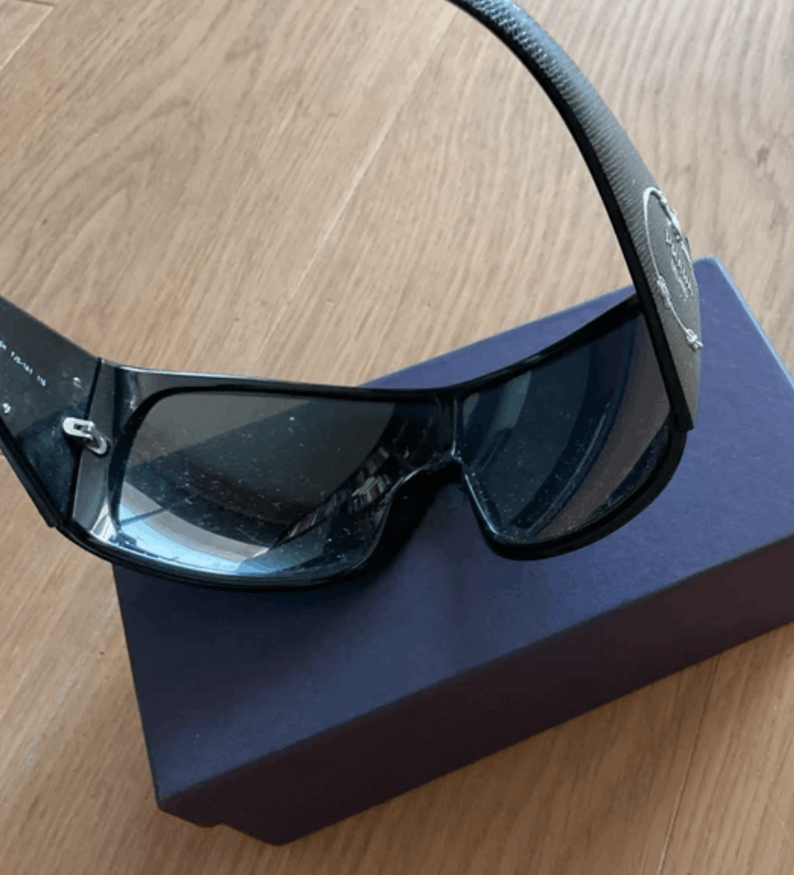 Prada PRADA Sunglasses Wrap Shield Mask Symbole Sport Red Tab Size ONE SIZE - 4 Thumbnail