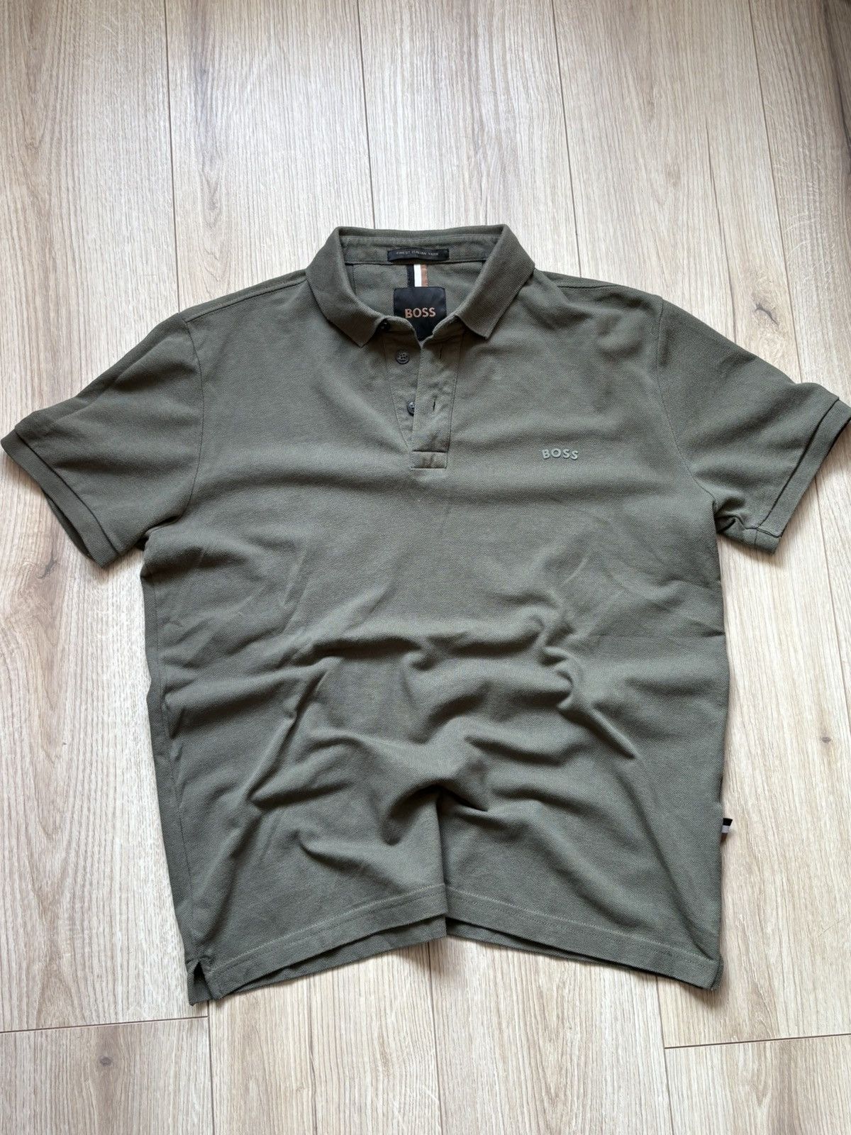 Hugo Boss HUGO BOSS Olive Green Polo Shirt – Size M Size US M / EU 48-50 / 2 - 1 Thumbnail