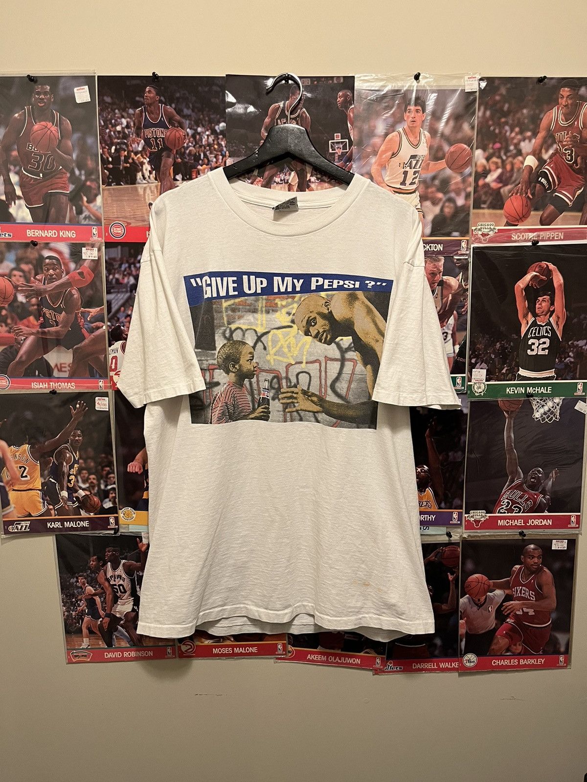 Vintage “Give Up My Pepsi?” Shaquille O'Neal Promo T-Shirt