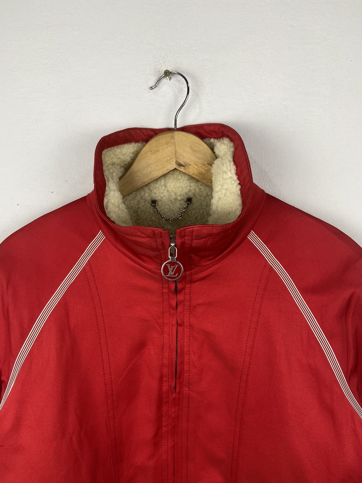 Louis Vuitton Sherpa Sheepskin Bomber Baseball Jacket Size US L / EU 52-54 / 3 - 8 Thumbnail