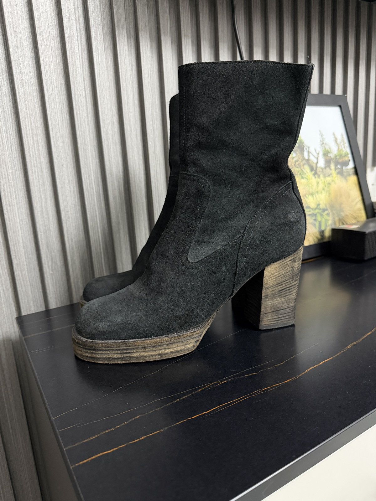Rick Owens 🦂😮‍💨Ss05 SCORPIO suede heel Boots Size US 9 / EU 42 - 1 Thumbnail