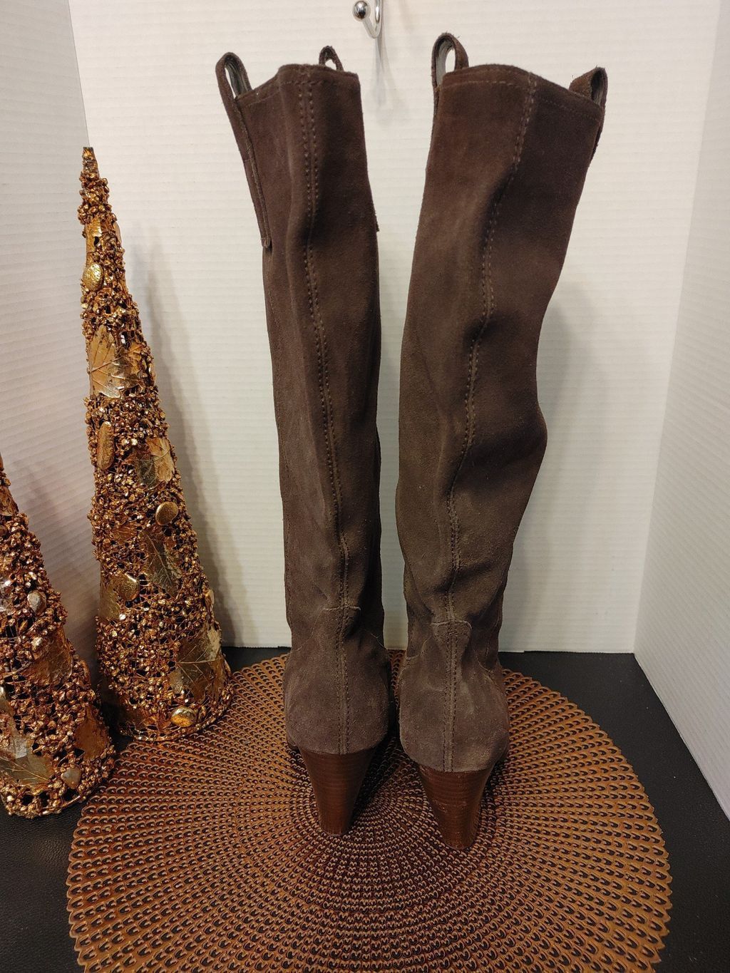 Carlos Hot Rod Suede Boots Size