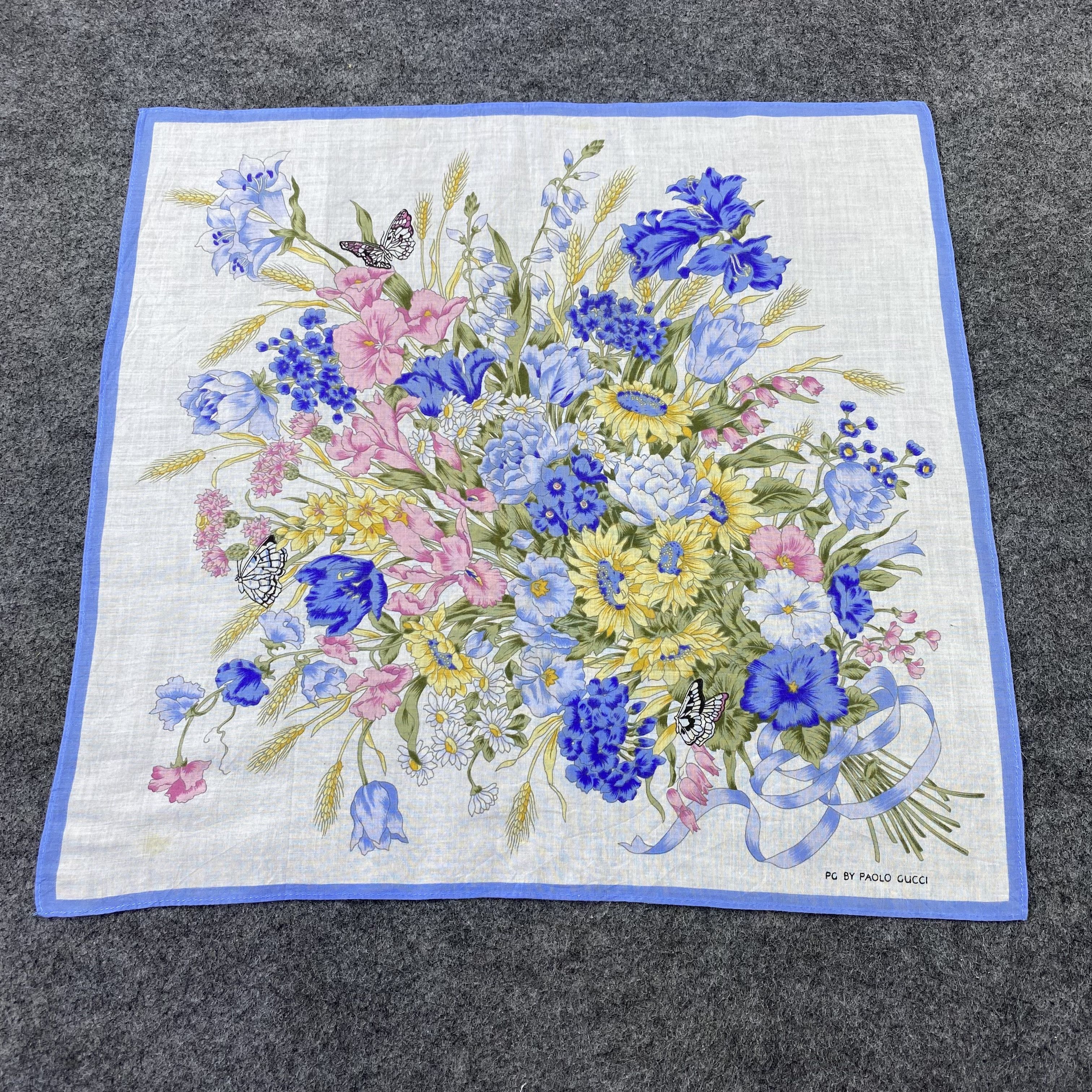 Paolo Gucci Paolo Gucci Handkerchief / Bandana / Neckerchief-B1387 Size ONE SIZE - 3 Thumbnail