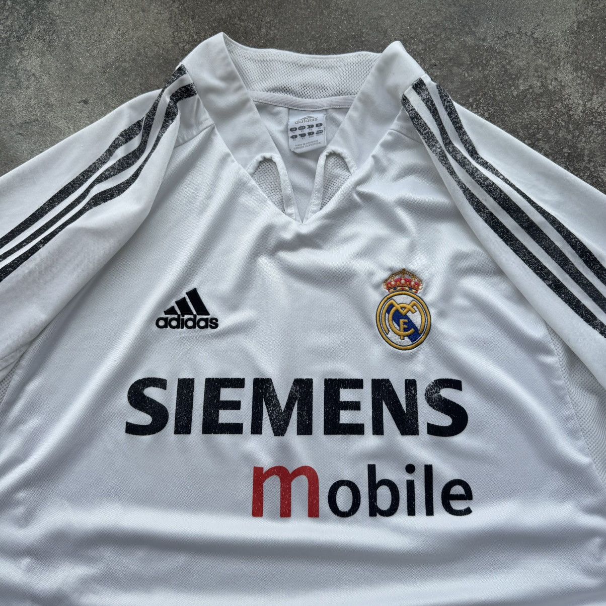 Adidas 2004/2005 Real Madrid Iconic Home Adidas Vintage Jersey Size US XL / EU 56 / 4 - 3 Thumbnail