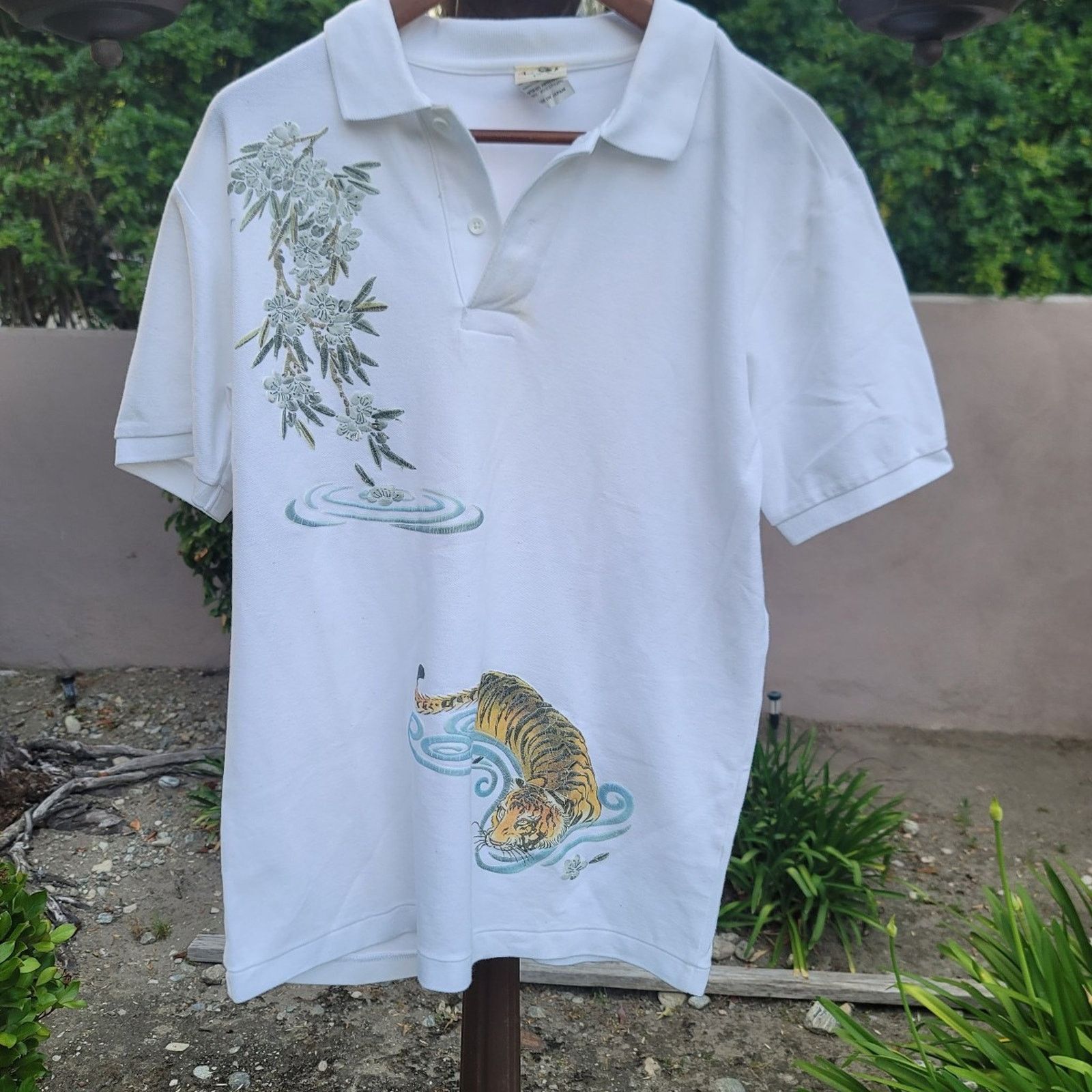 Japanese Brand Vtg Japanese Brand Tigers Polo Shirt Size US M / EU 48-50 / 2 - 2 Thumbnail