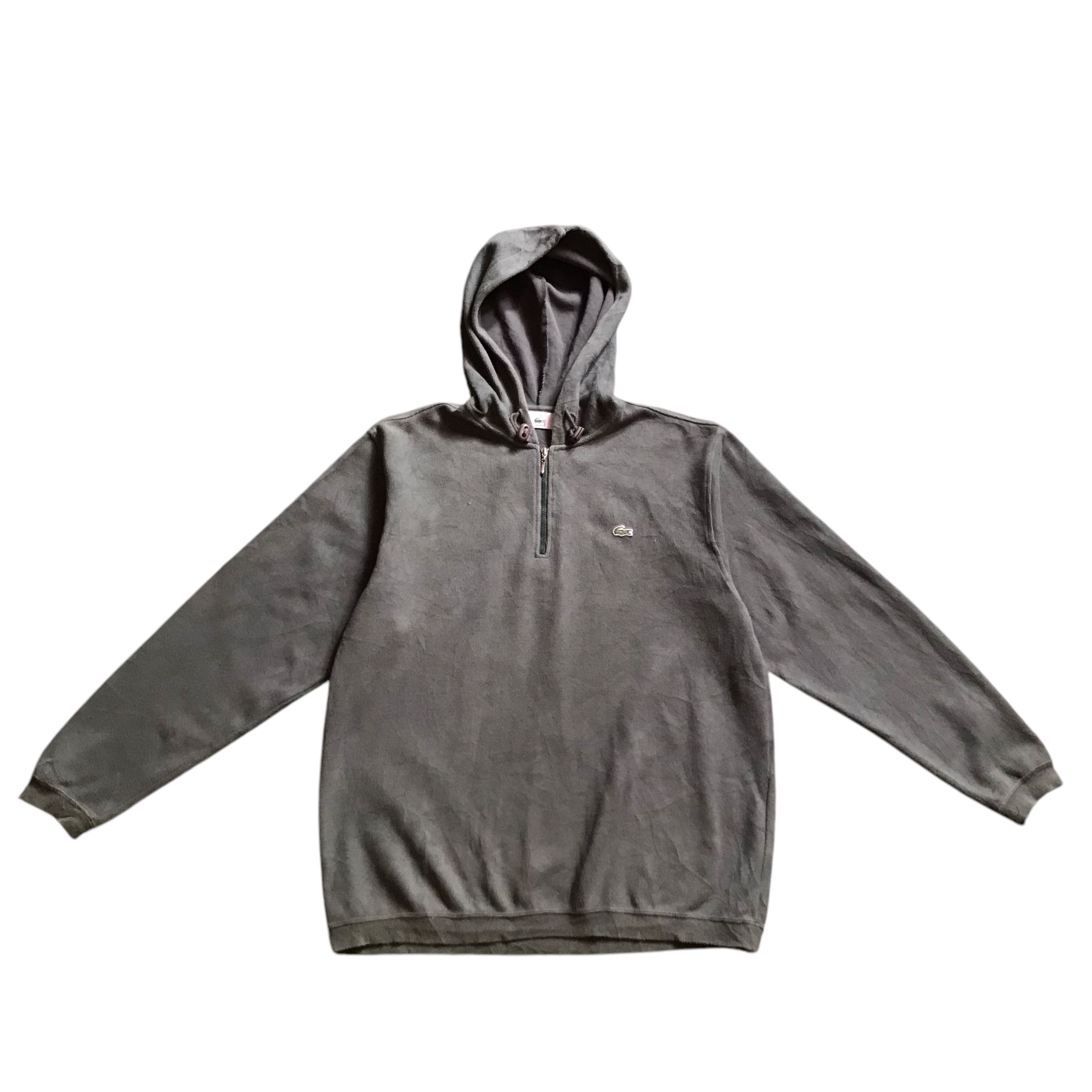 Lacoste Vintage Lacoste Half Zipper Hoodie Size US M / EU 48-50 / 2 - 2 Thumbnail