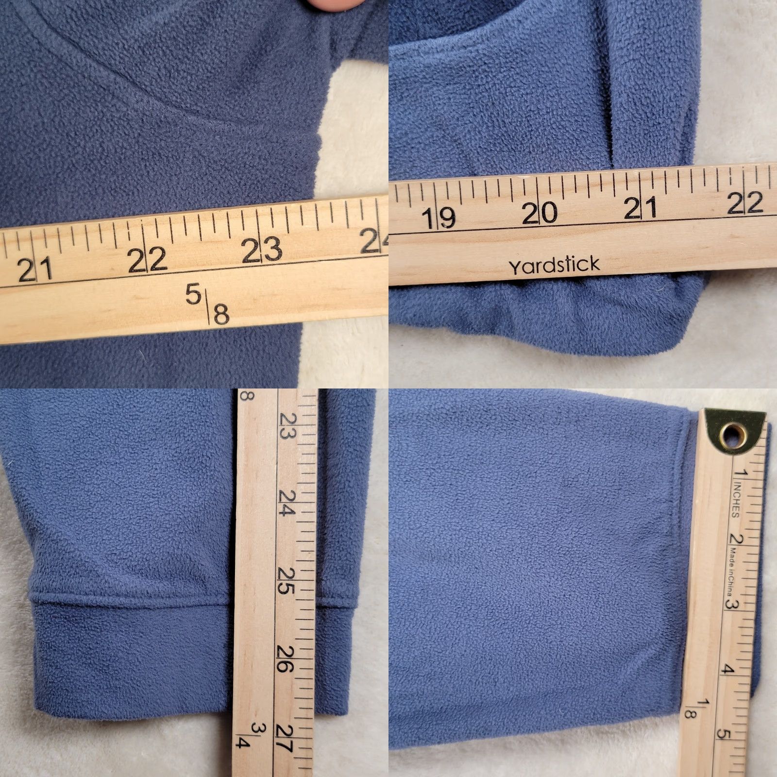 The North Face The North Face Jacket Men Blue Fleece Full Zip Large Parka Outdoor Ski Logo Size US L / EU 52-54 / 3 - 8 Thumbnail