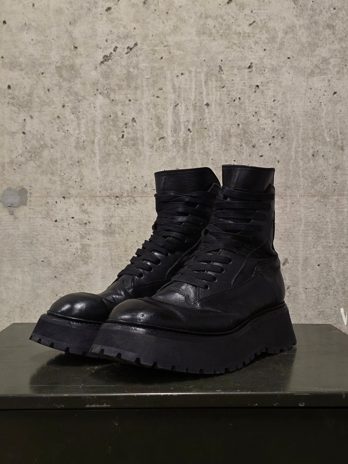 Julius × SIVA Julius X Siva Rare Spiral Zip Boots Size 27.5(10