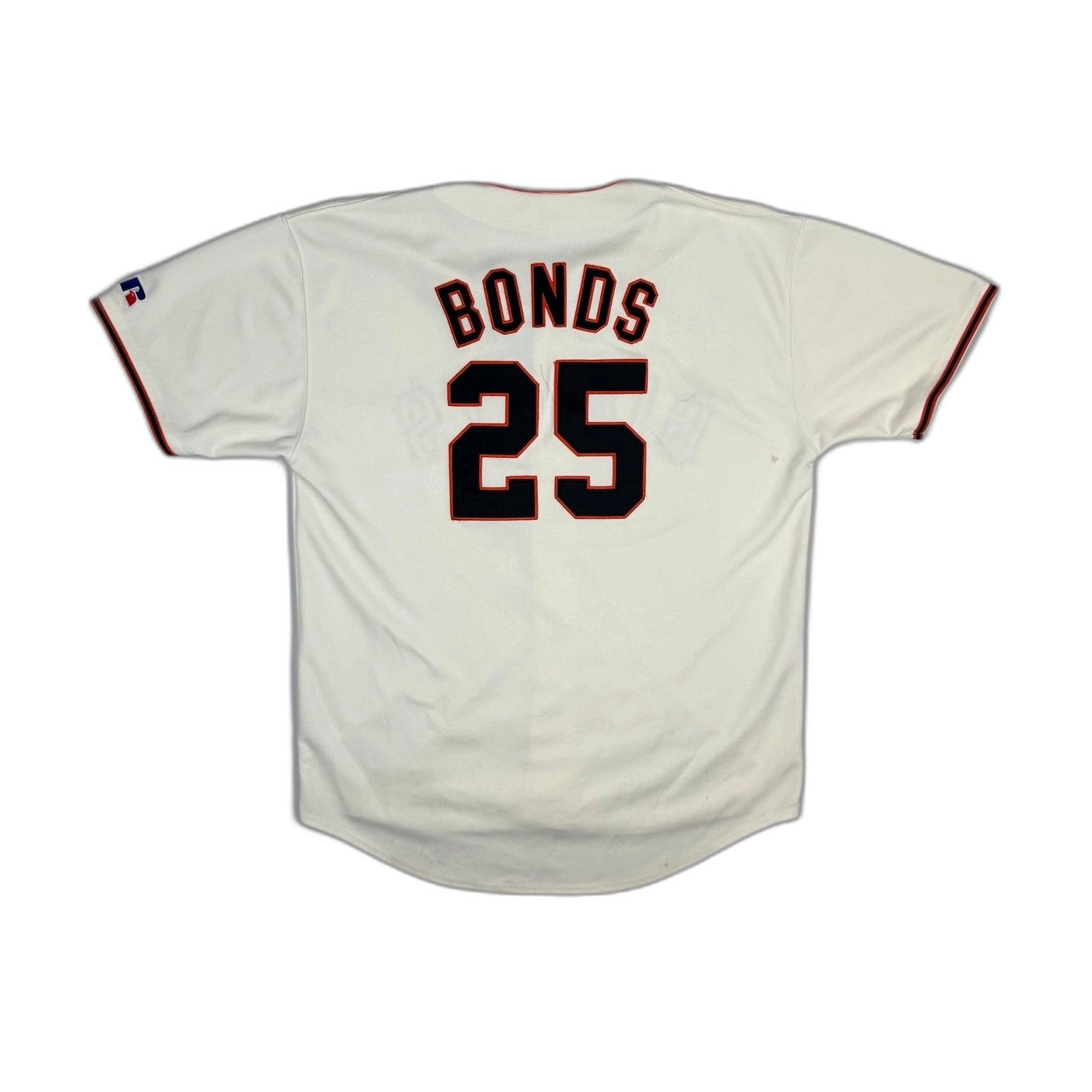 Russell Athletic Vintage Russell Athletic Barry Bonds 25 SF Giants Jersey Cre Size US XL / EU 56 / 4 - 1 Thumbnail
