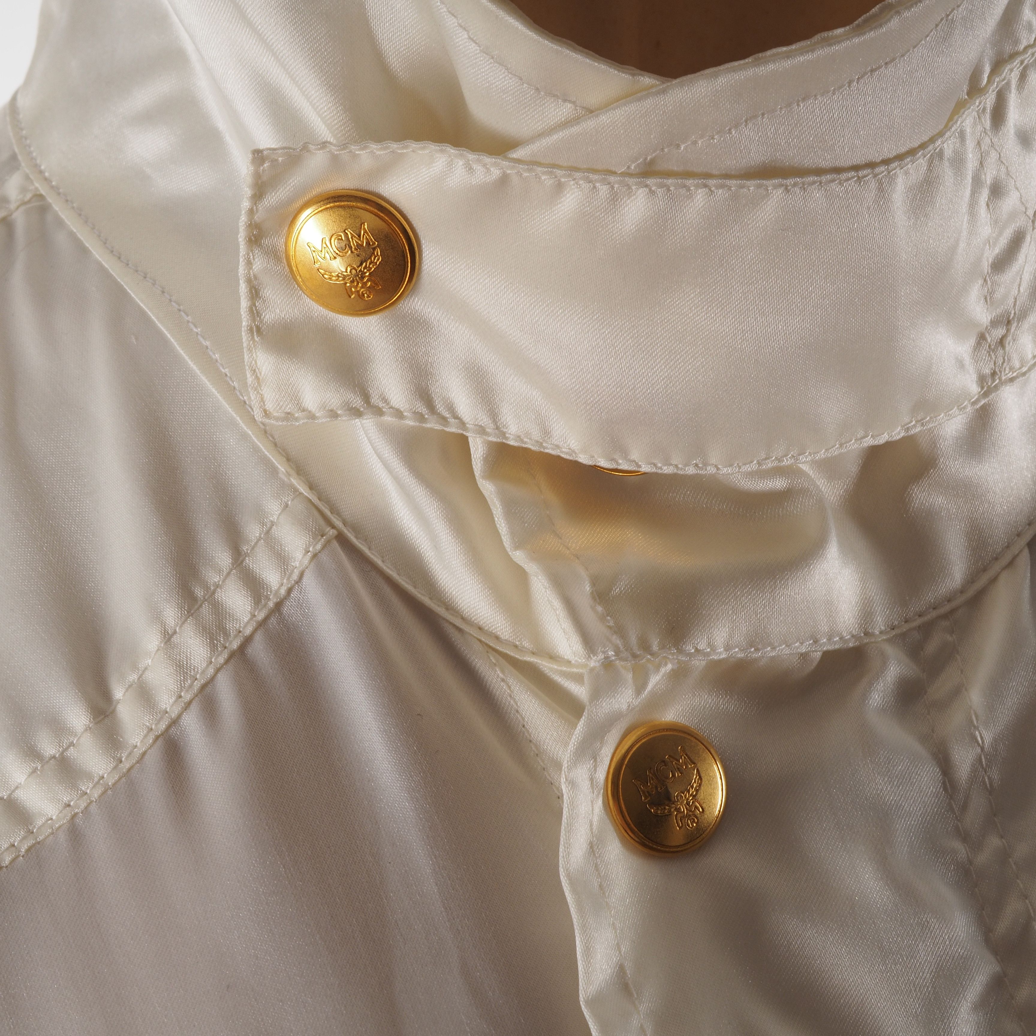 MCM × Vintage MCM Vintage Unisex Ivory Coat Jacket Size US M / EU 48-50 / 2 - 4 Thumbnail