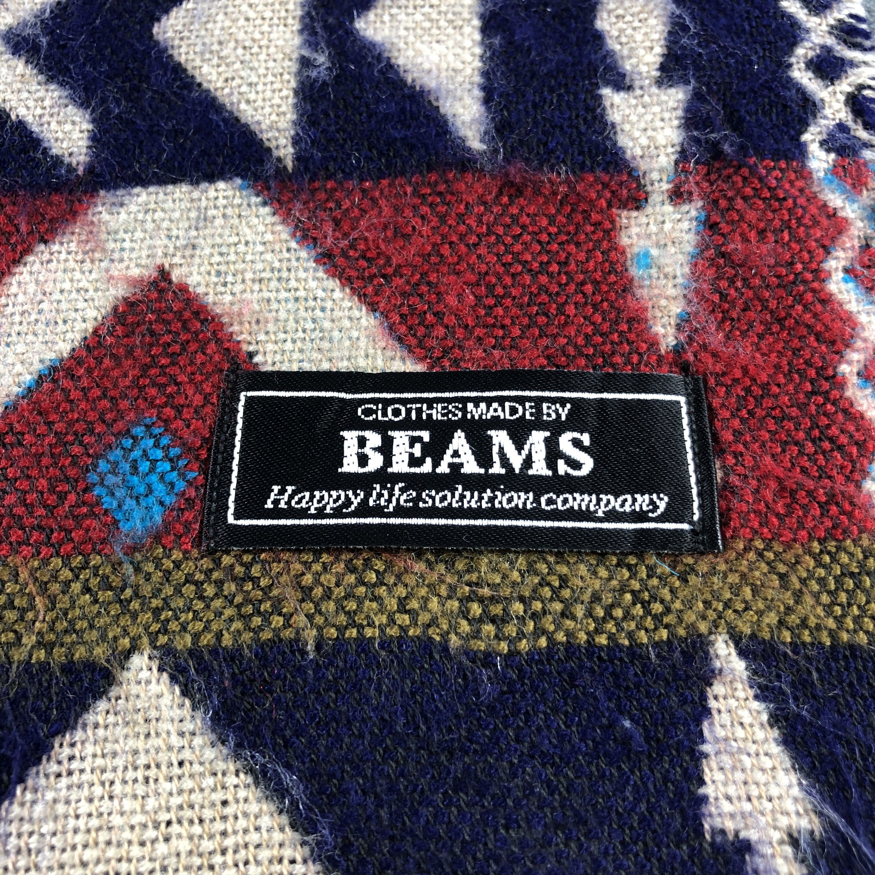 Beams Plus Beams Native Design Neck Wrap Scarf Muffler V2917 Size ONE SIZE - 4 Thumbnail