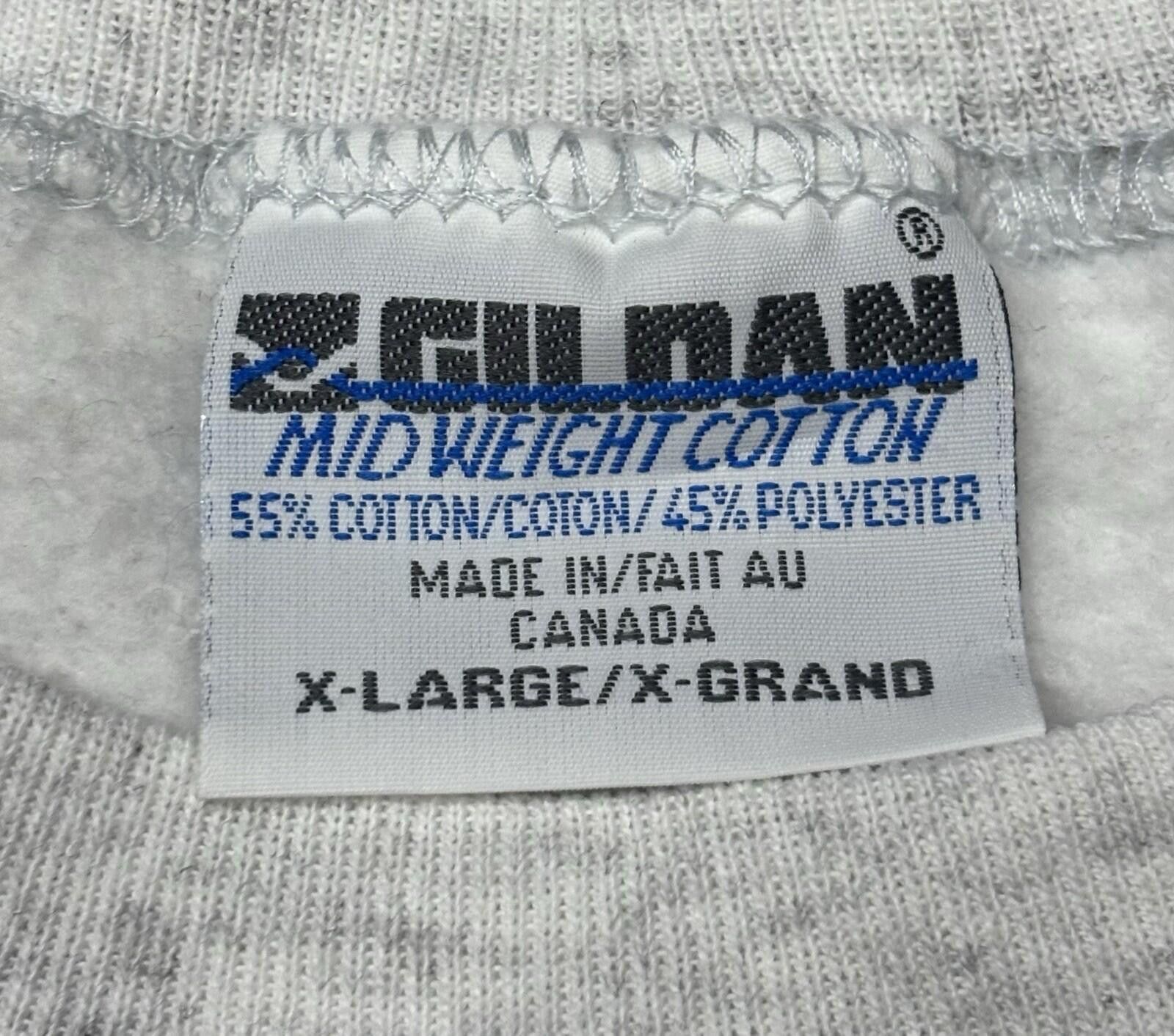 Gildan VTG Gildan Sweatshirt Mens XL Bulldog Gray Cotton 1993 Size US XL / EU 56 / 4 - 2 Thumbnail