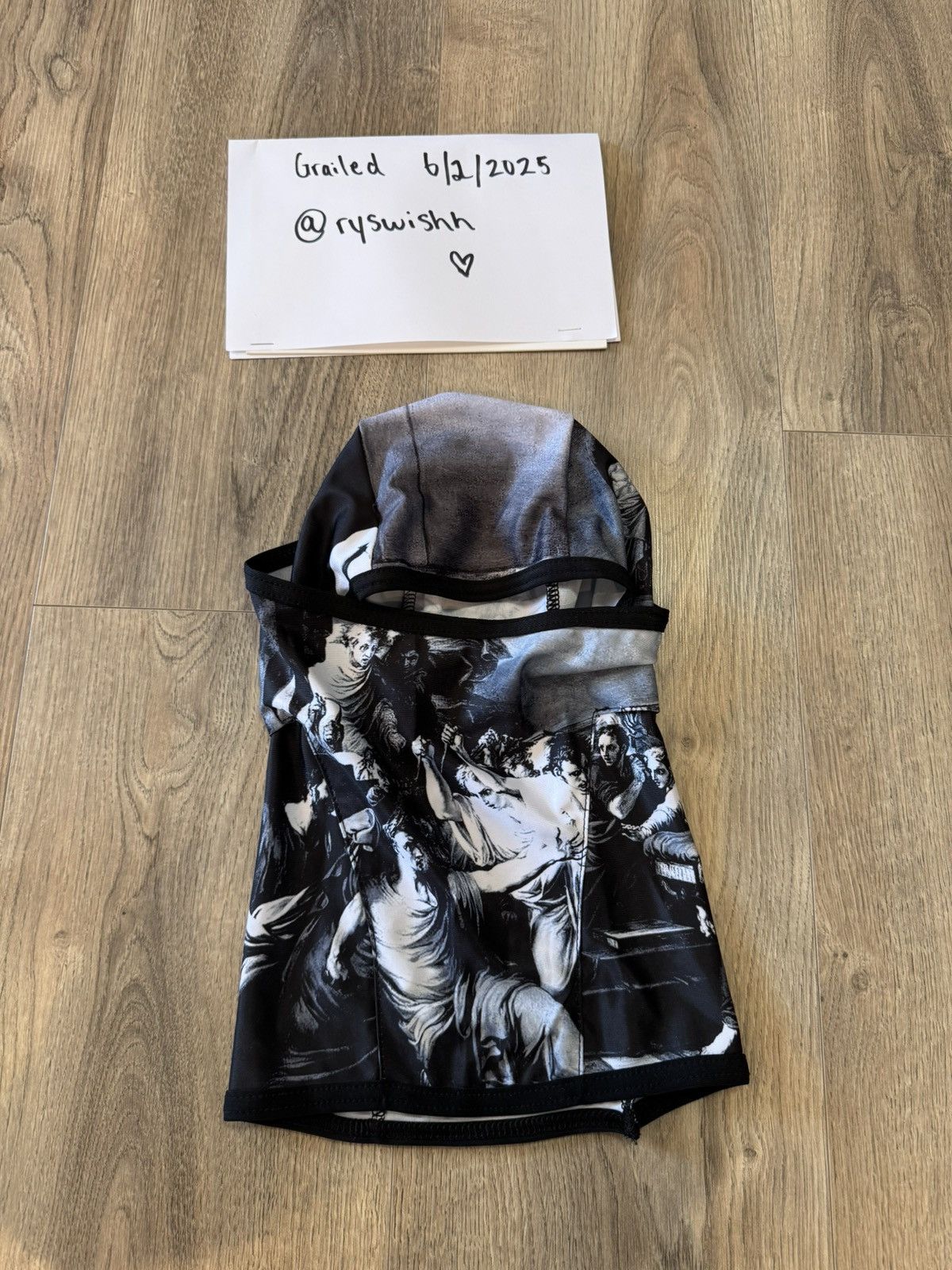 Other Uptop Biblical Print Balaclava Size ONE SIZE - 2 Thumbnail