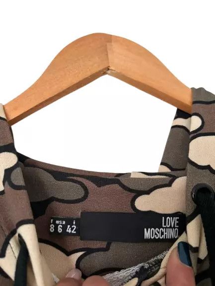 Love Moschino Love Moschino Warm Hoody Camoflouge Size M / US 6-8 / IT 42-44 - 3 Thumbnail