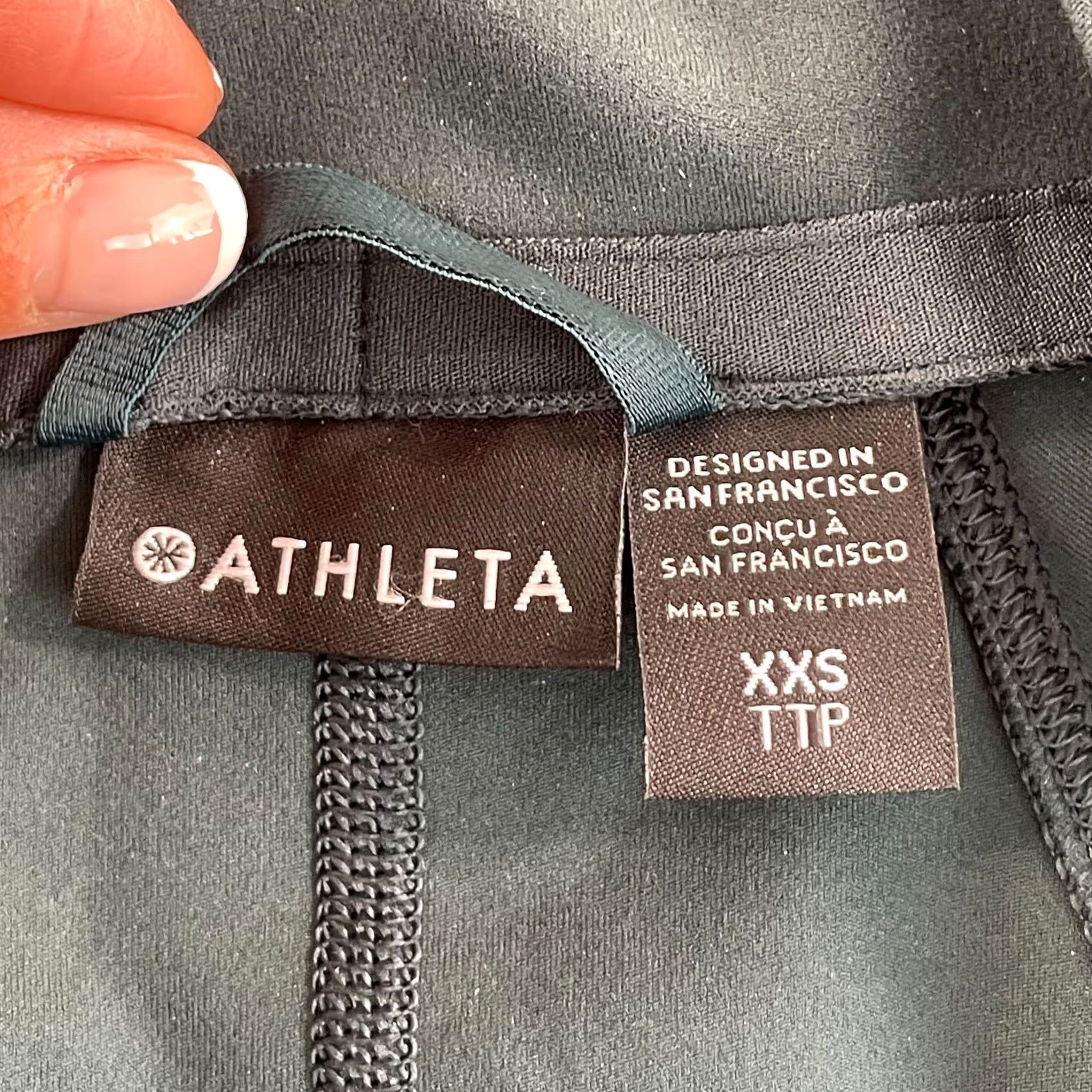Athleta Athleta Salutation Jacket Women 2XS Green PowerVita Fabric Stretch Yoga NWT 29 Size XXS / US 00 / IT 34 - 2 Thumbnail