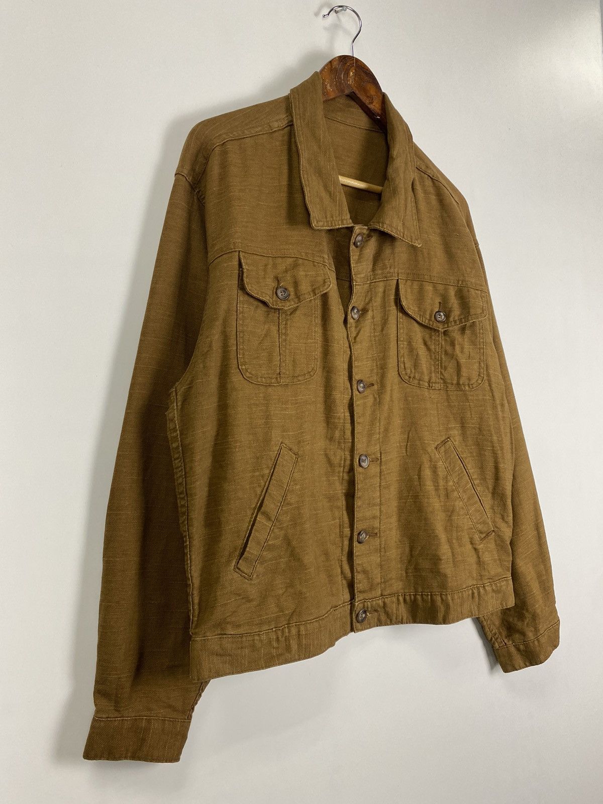 Japanese Brand × Vintage Vintage Linen Jacket Size US XL / EU 56 / 4 - 5 Thumbnail